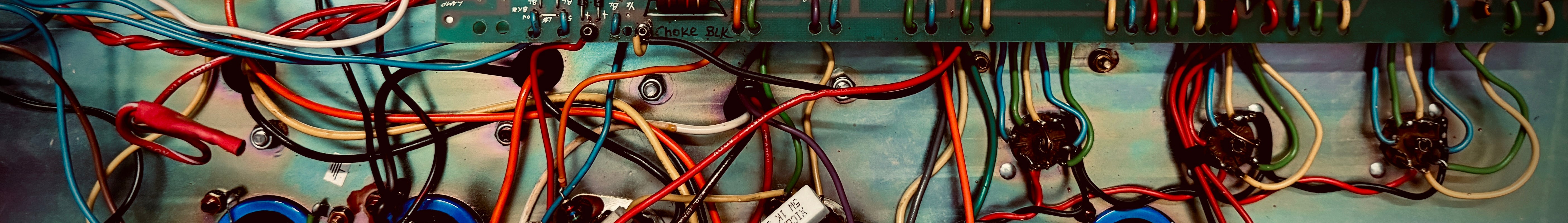Capacitors / Transistors / Resistors Ruby Tubes