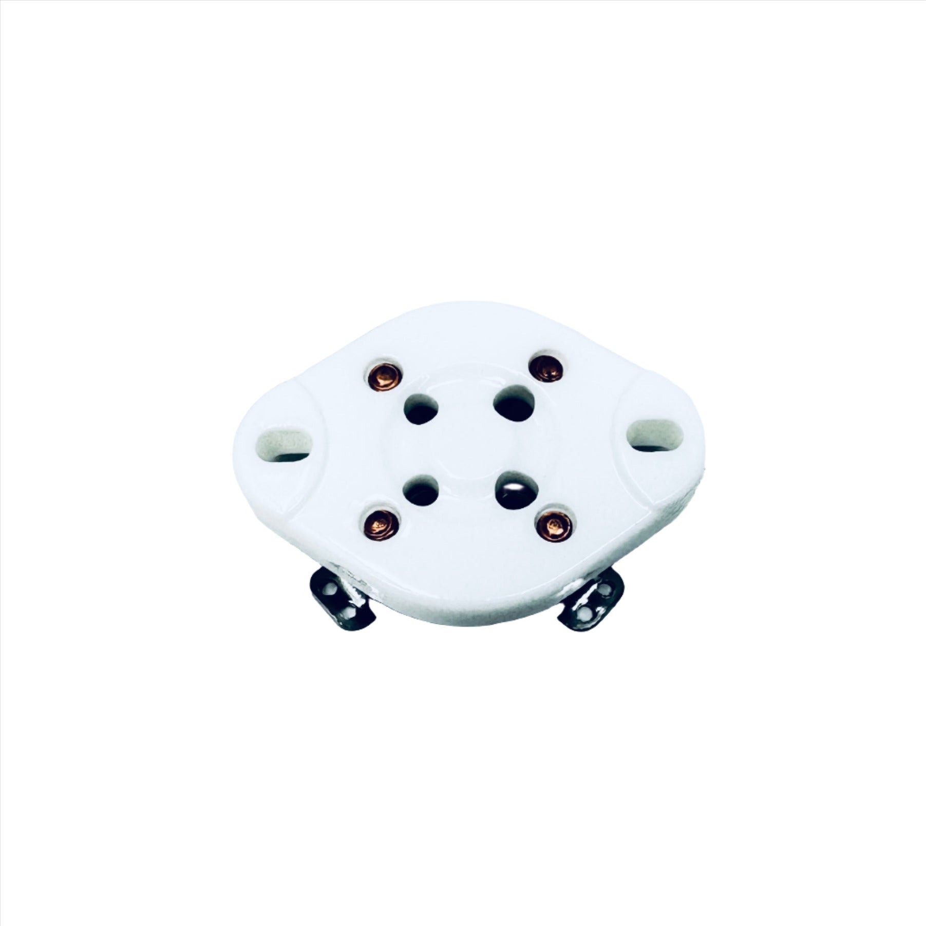 4-Pin Ceramic Solder Socket - TUS4C1. ruby ceramic socket