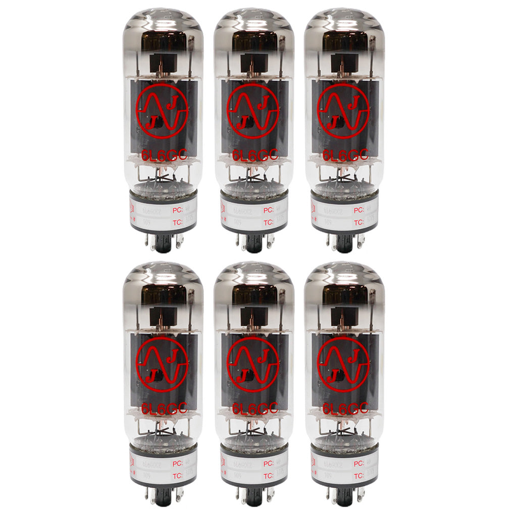 JJ 6L6GCCZ POWER TUBE FOR MUSIC AMPLIFIERS, JJ ELECTRONICS TESTED TUBES, MATCHED QUAD