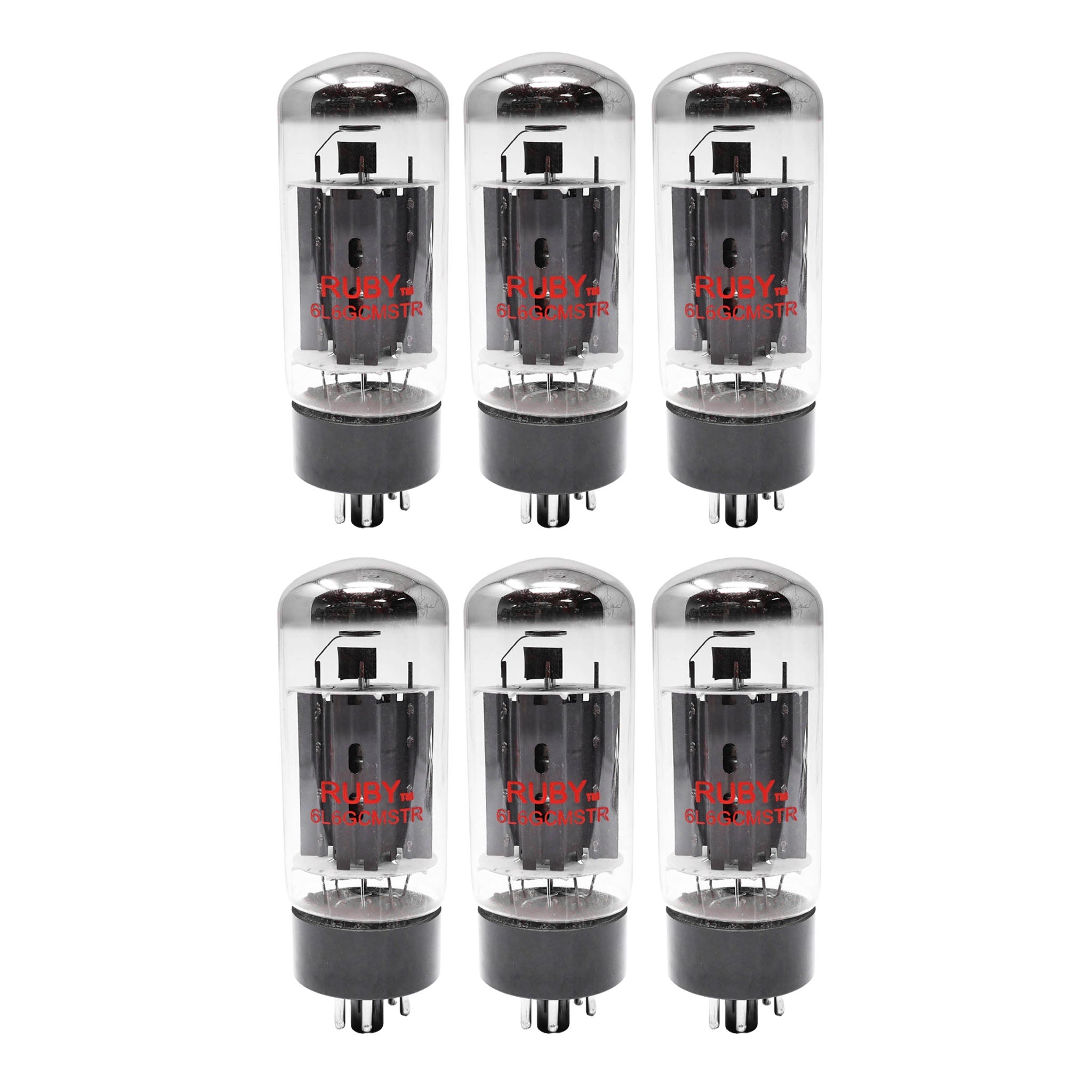 6L6GCMSTR Power Vacuum Tube Matched Sextet