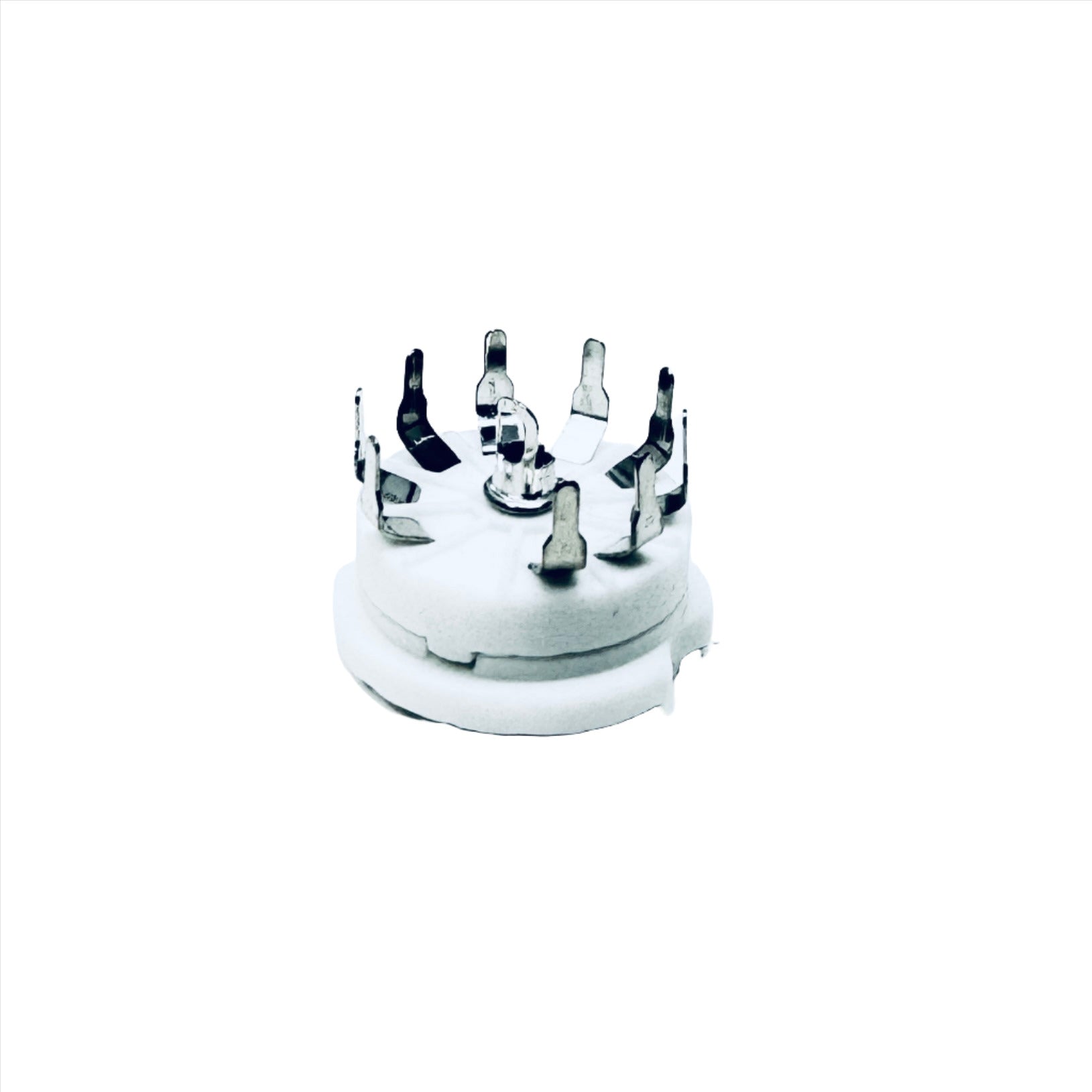 9-Pin Ceramic Socket - TUS9PC3, ruby sockets