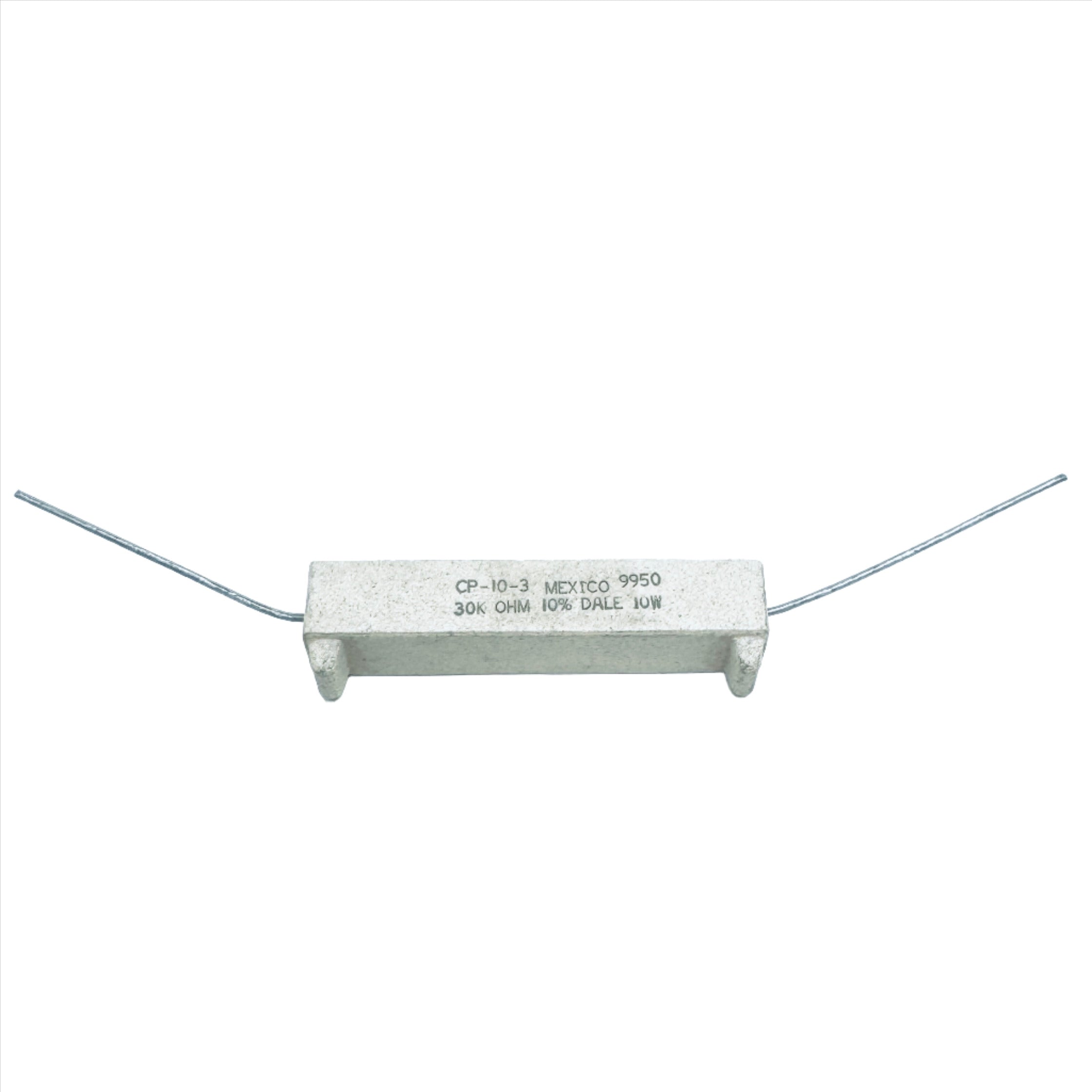 Authentic Fender Ceramic 30k Ohm 10% Dale 10w Resistor, authentic fender replacement parts, ruby parts