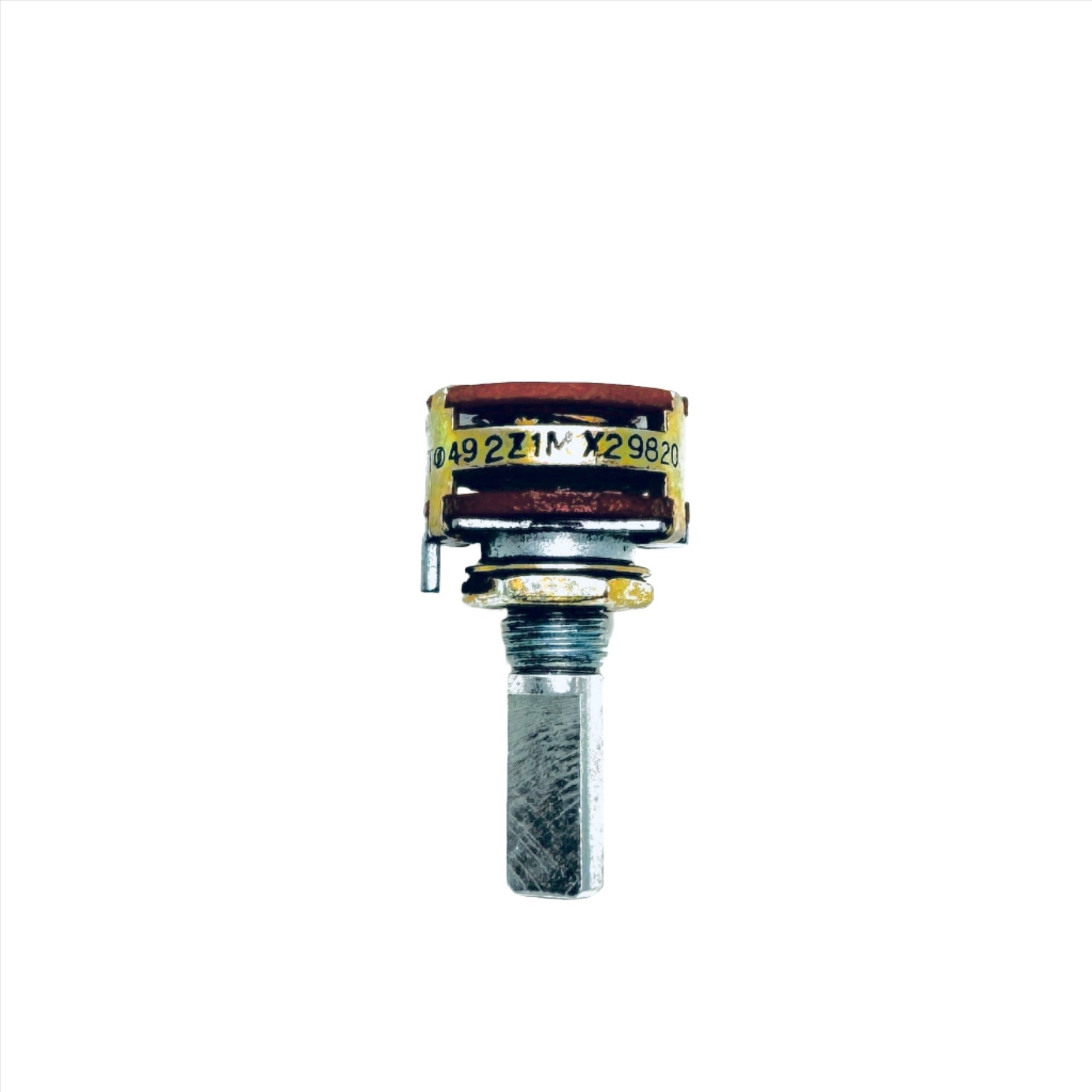 Control 1M 20% - 10% Log Potentiometer, authentic fender replacement parts, ruby parts