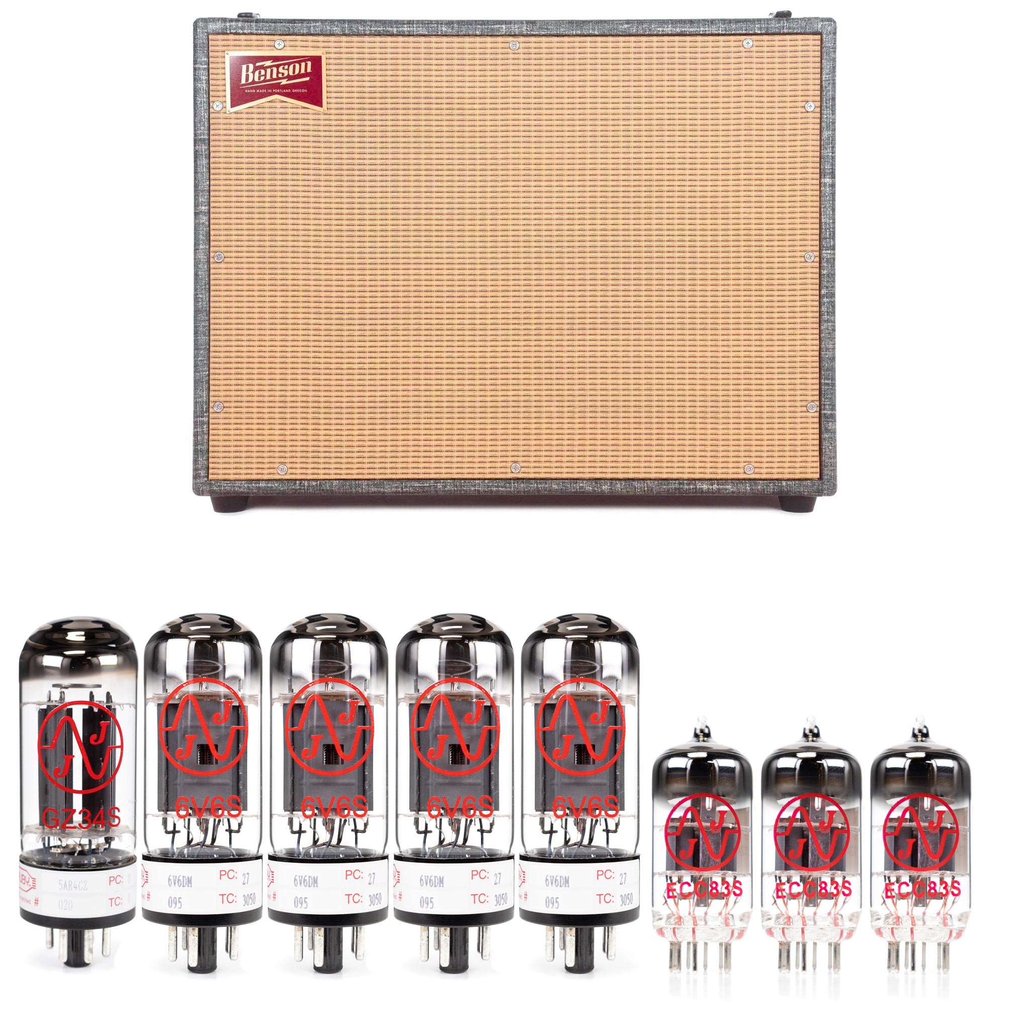 Benson Chimera Reverb 30 Tube Kit with JJ Tubes - High Quality Replacement Kit