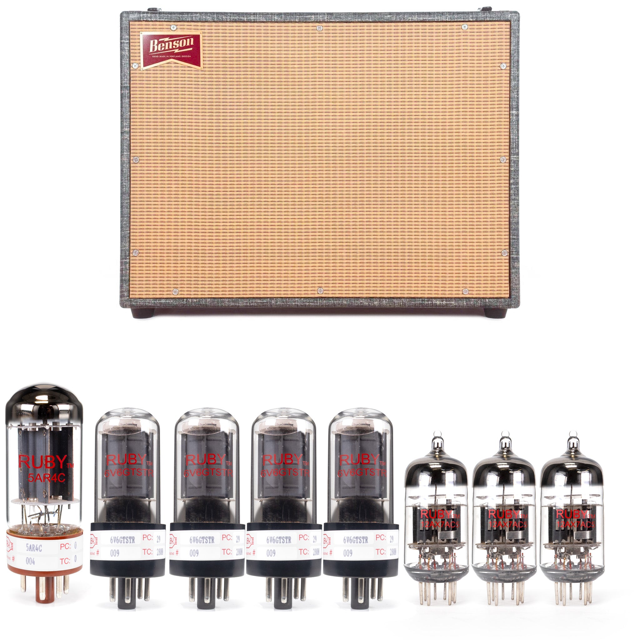 Benson Chimera Reverb 30 Tube Kit with RUBY Tubes - High Quality Replacement Kit