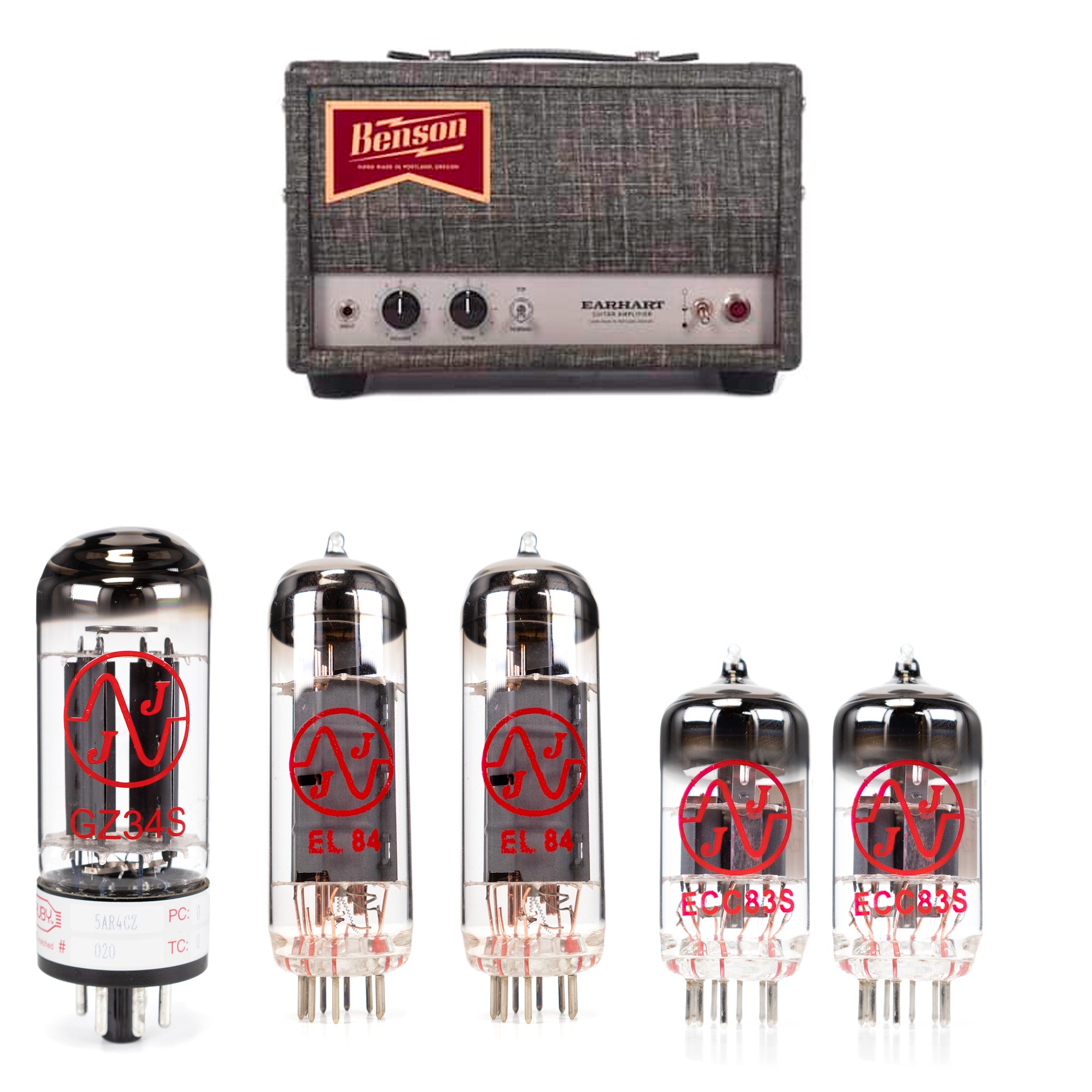 Benson Earhart 15W Tube Kit with JJ Tubes - High Quality Replacement Kit