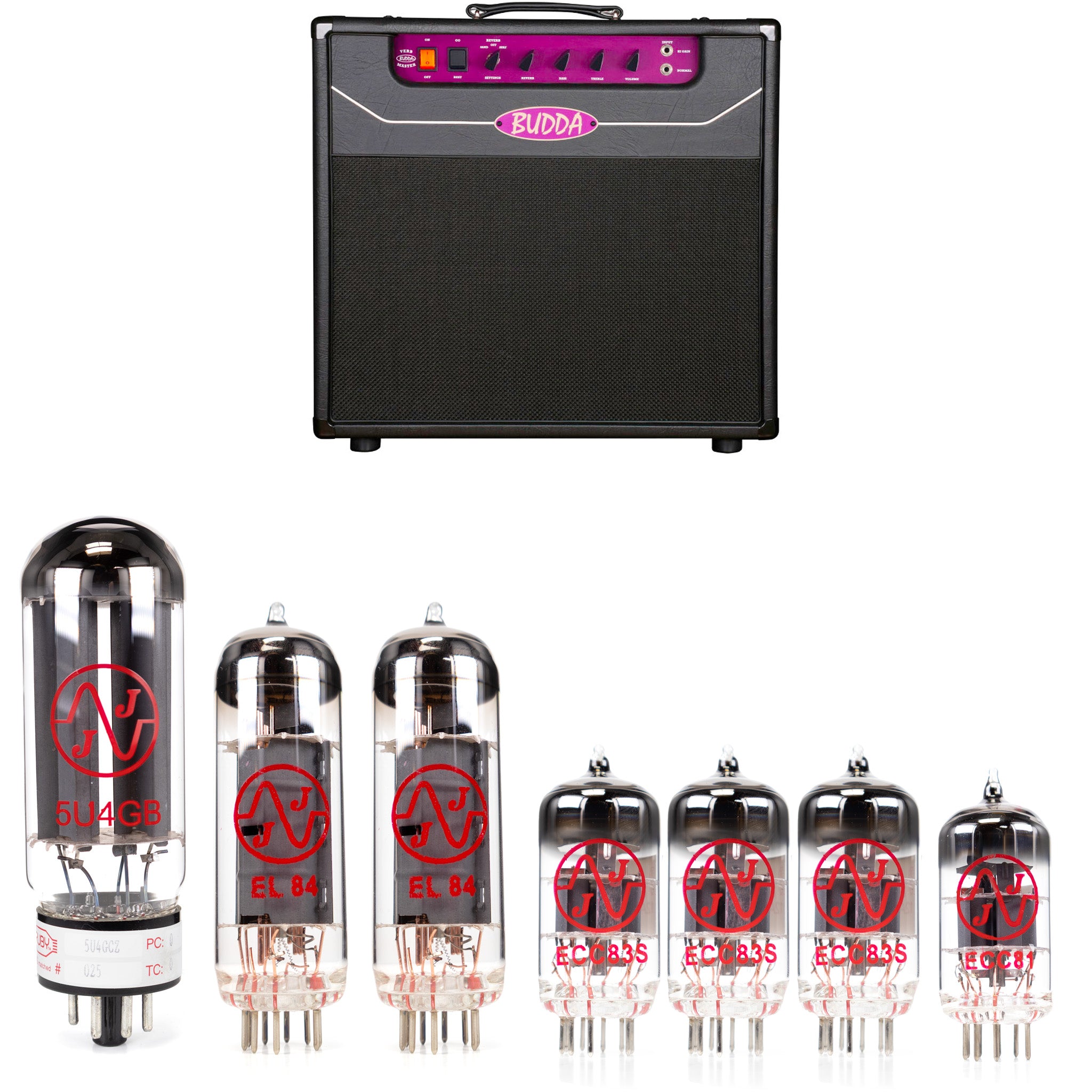 Budda Verbmaster 18 Tube Kit with JJ Tubes - High Quality Replacement Kit