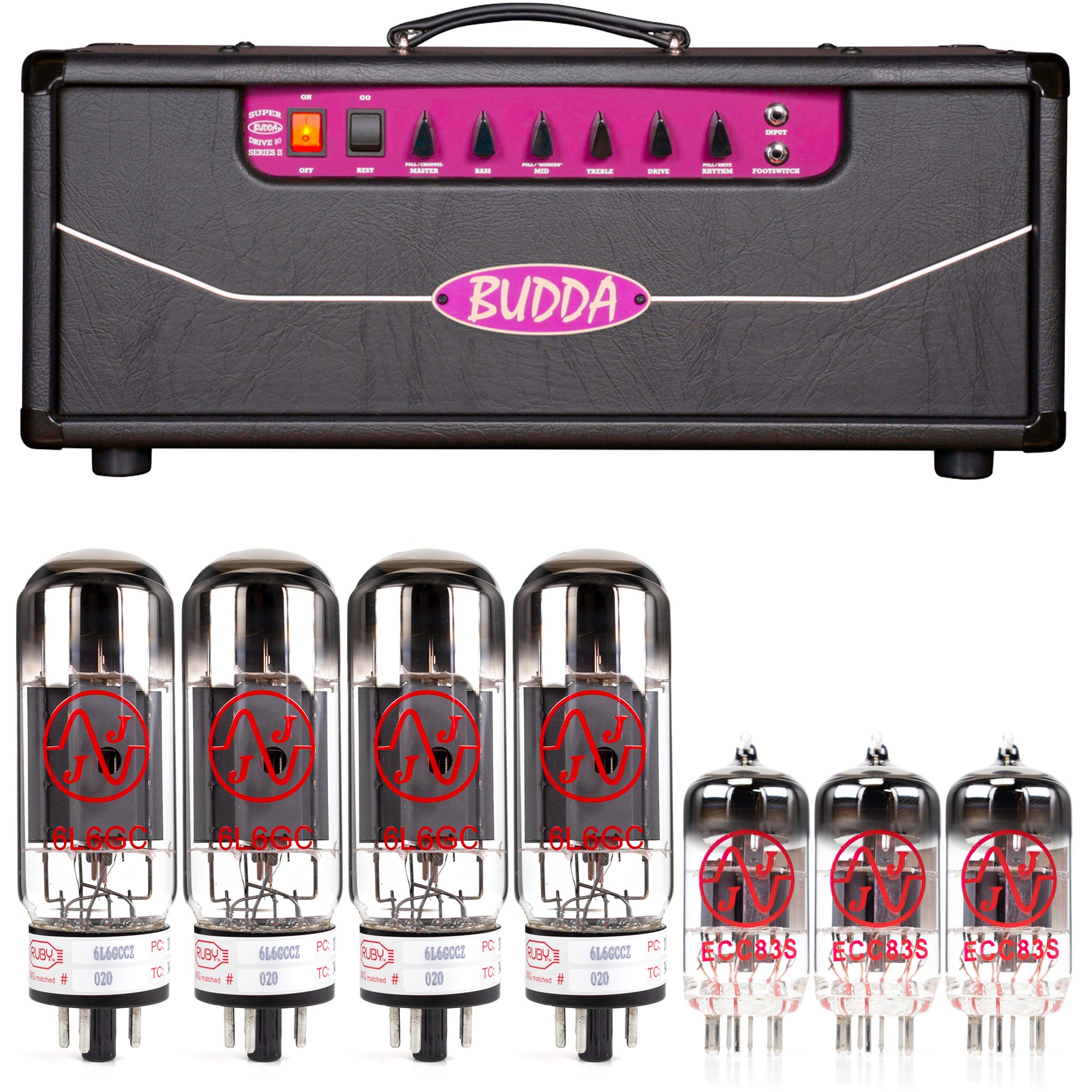 Budda Superdrive 80 Tube Kit with JJ Tubes - High Quality Replacement Kit