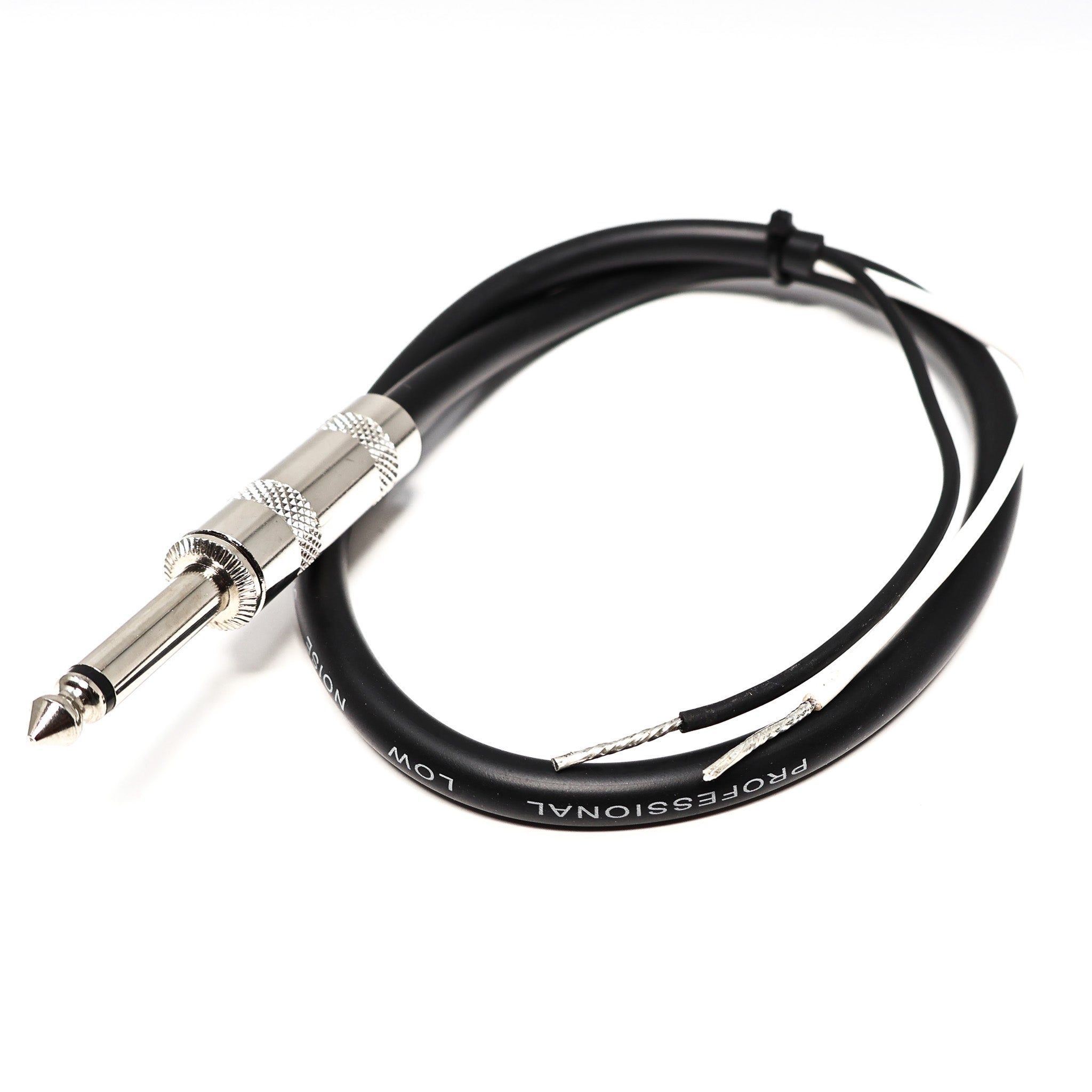 Professional Speaker Cable Jack To Bare Wire Solder Replacement - 2 Feet