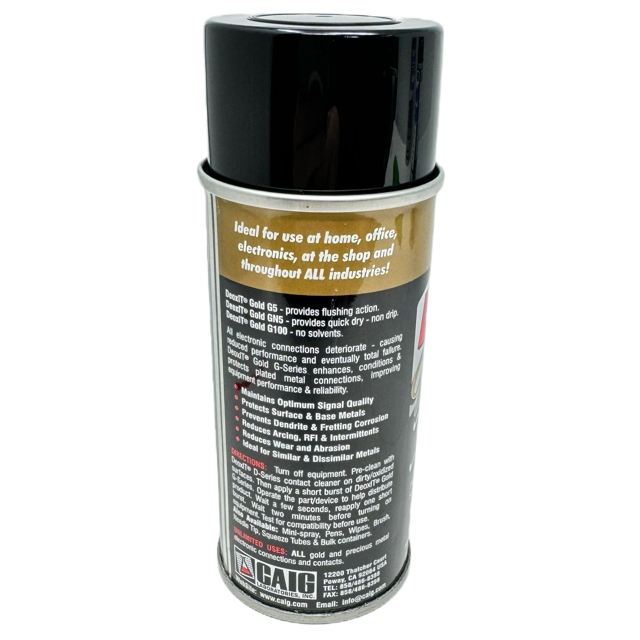 Caig CEG5S-6 Deoxit GOLD, , contact cleaner, amp part cleaner, safe for music instruments