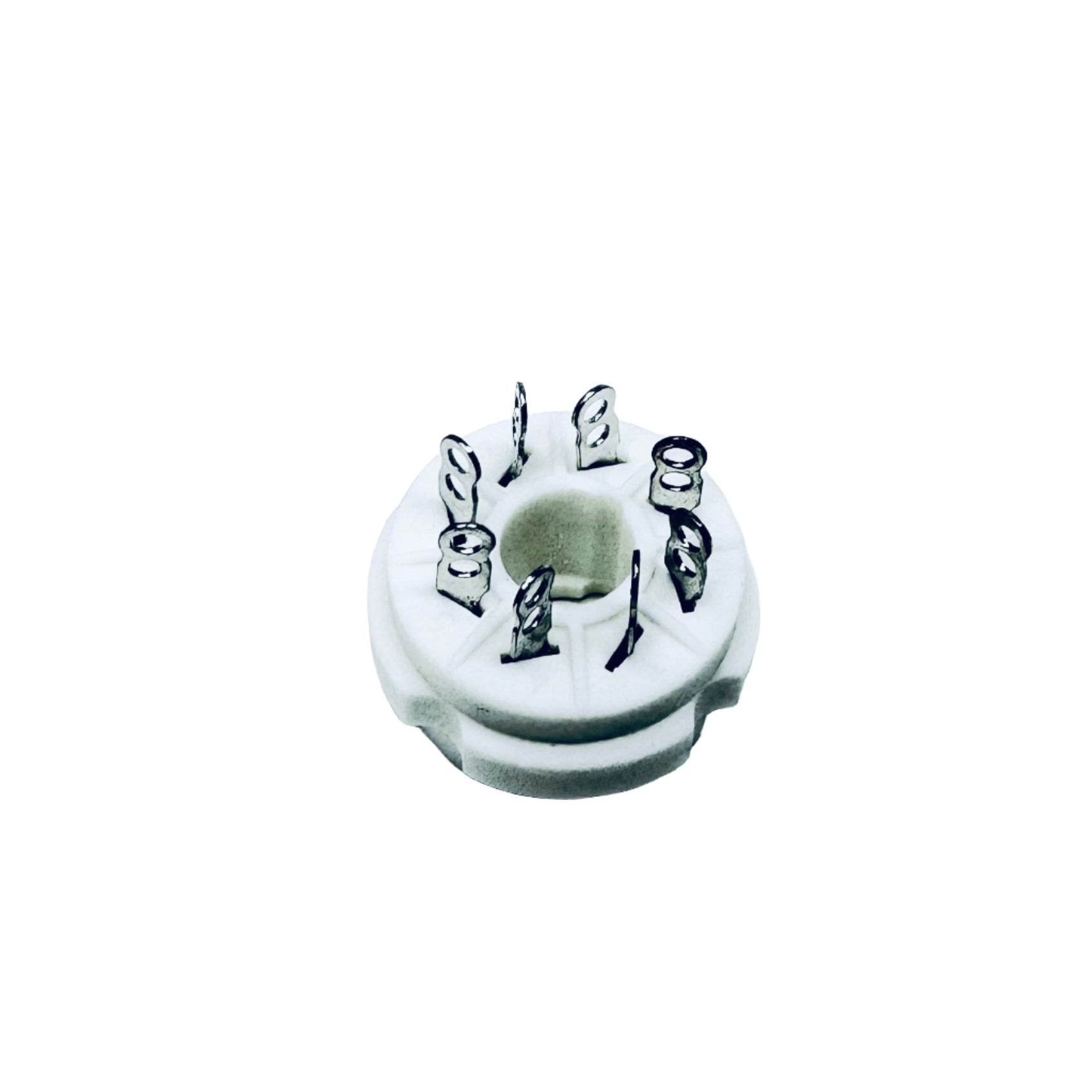 Ceramic 8 Pin Chassis Mount Socket - TUS8C2, ruby socket, 8 pin