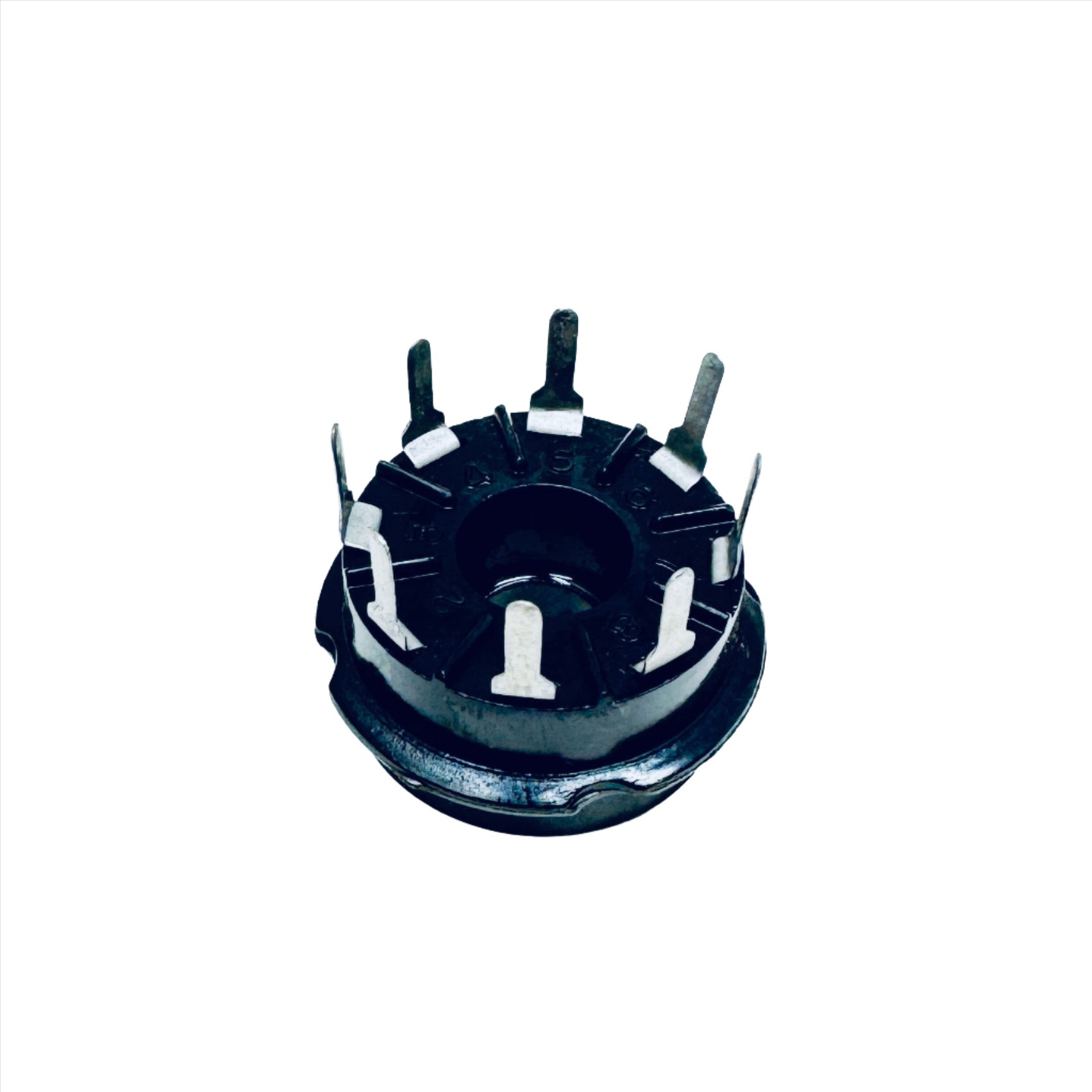 Ceramic 8 Pin PC Mount Phenolic Socket - TUS8PC1, ruby sockets, PC Mount