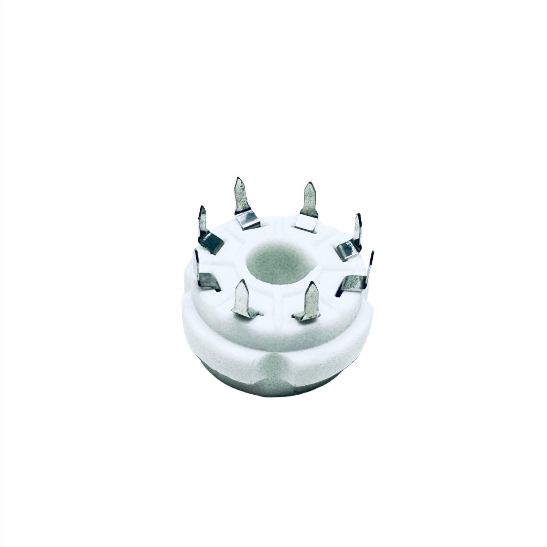 Ceramic 8 Pin PC Mount Socket- TUS8PC2B, Ruby Sockets, Ceramic 8 pin