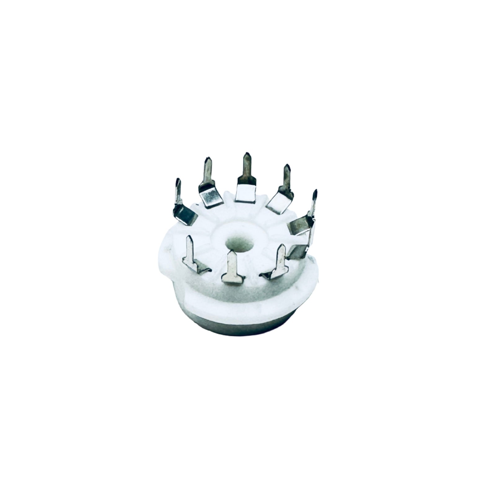 Ceramic 9 Pin Chassis Mount Phenolic Socket - TUS9C4B, ceramic socket, ruby sockets,