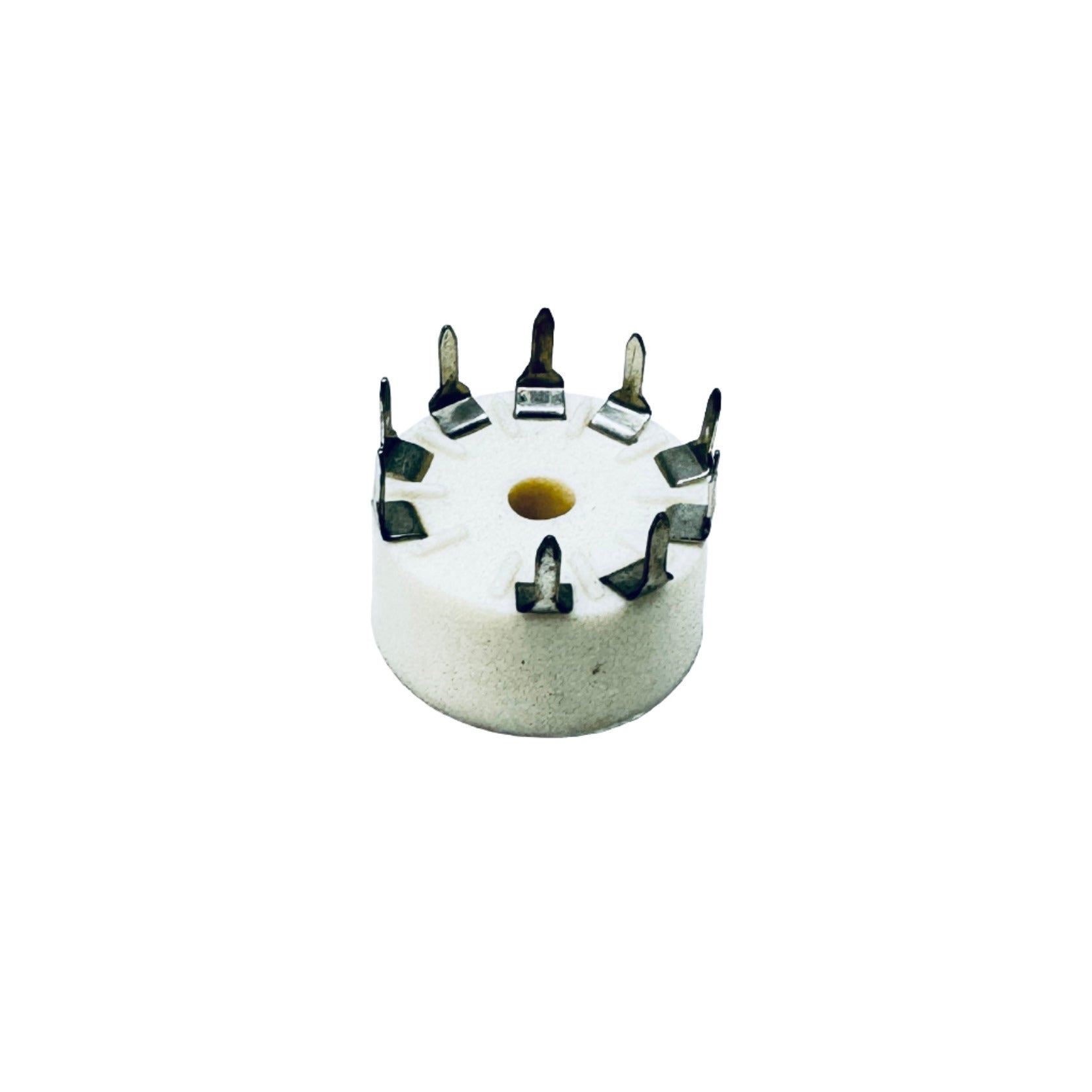 Ceramic 9 Pin PC Mount Phenolic Socket - TUS9PC1, ceramic socket,