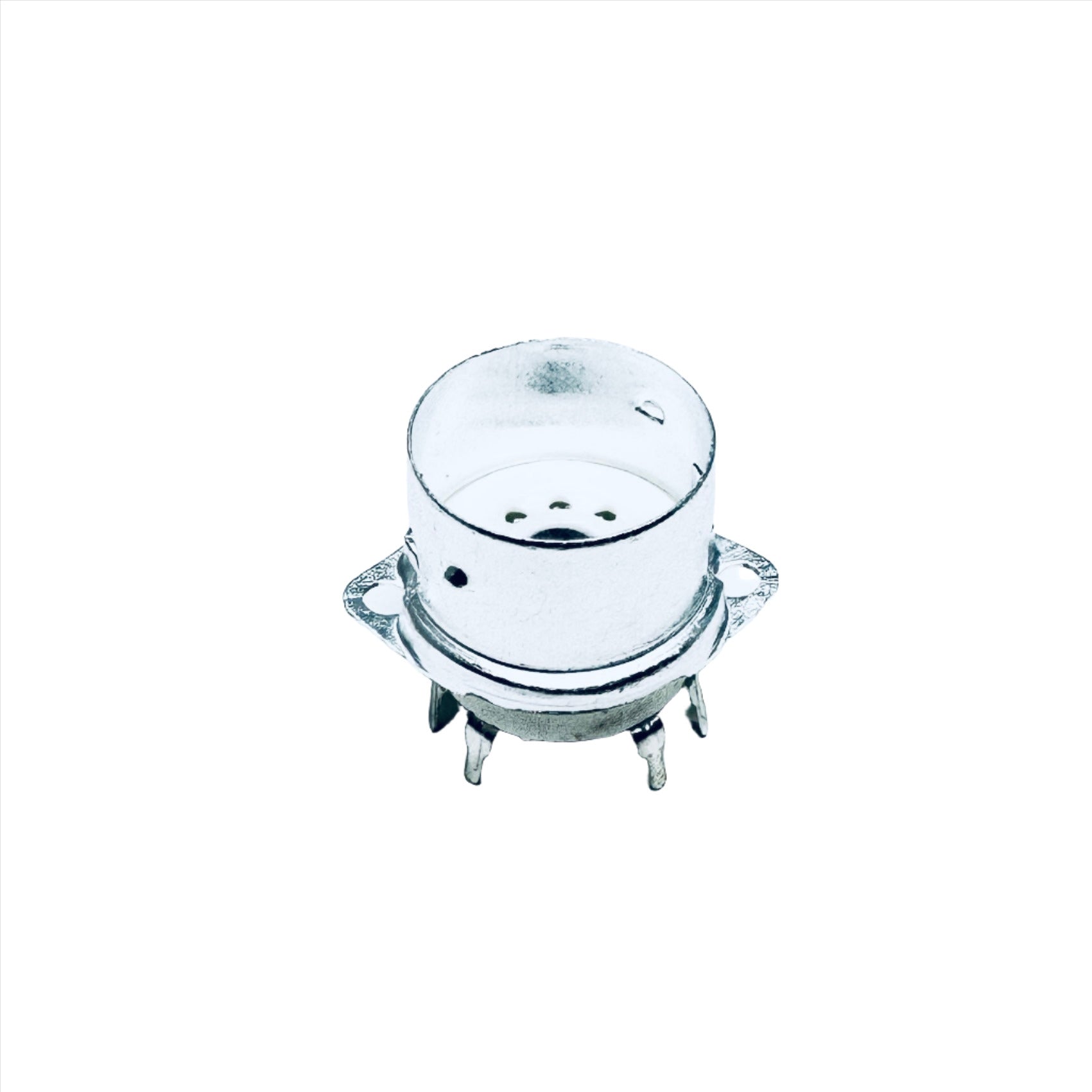 Ceramic 9 Pin Socket W/ Shield Base -TUS9PC6, ruby sockets, amp sockets