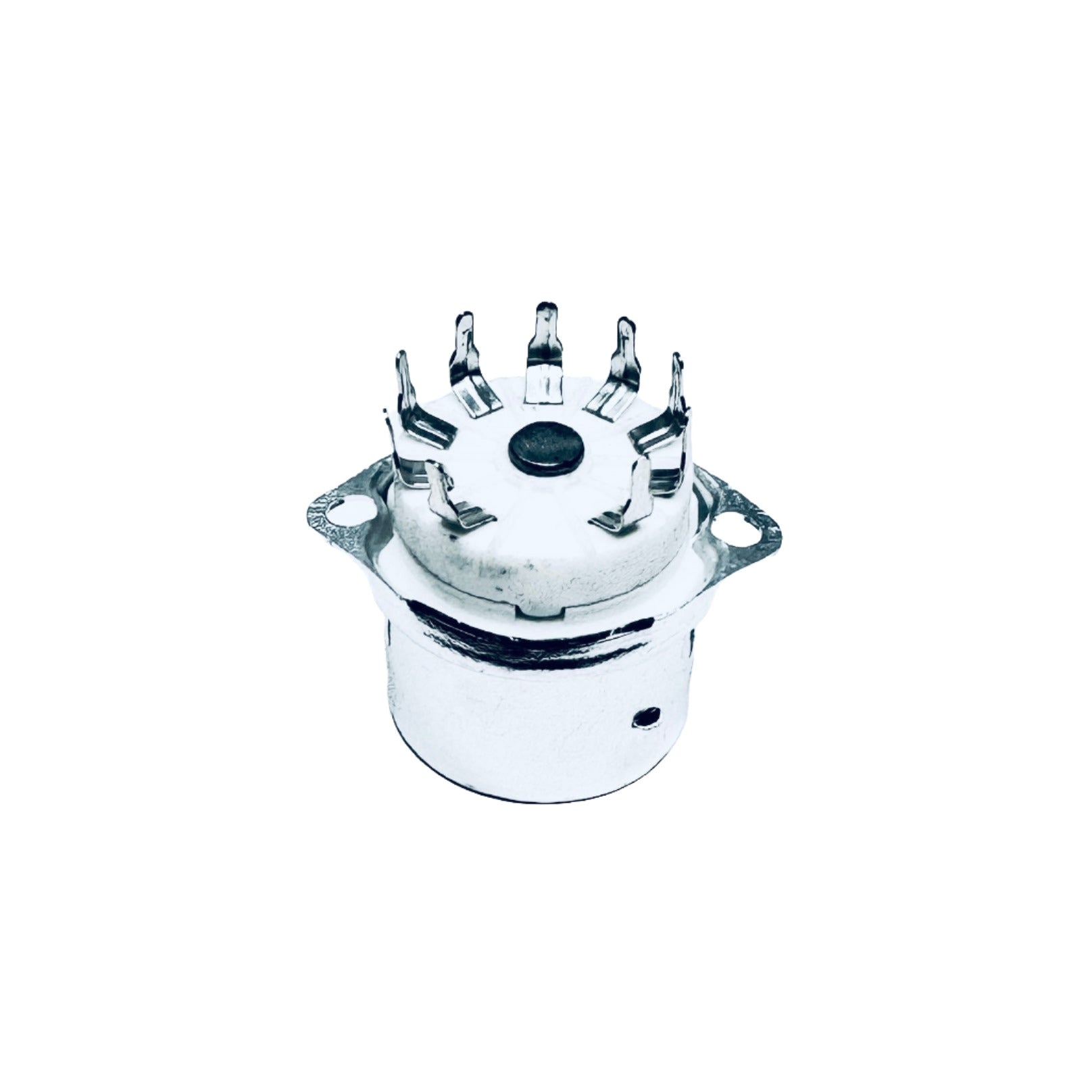 Ceramic 9 Pin Socket W/ Shield Base -TUS9PC6, ruby sockets, amp sockets