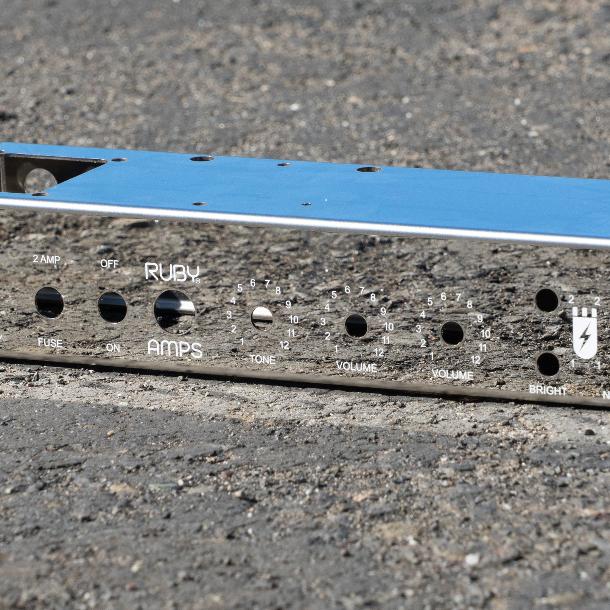 Ruby 5E3 Style Guitar Chassis - White Print