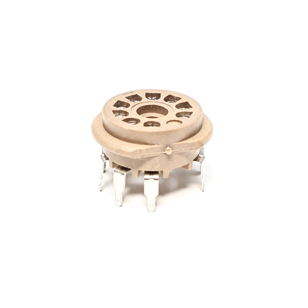 Authentic Fender 9 Pin PCB Mount Tube Socket - Fender PN: 002-9167-000