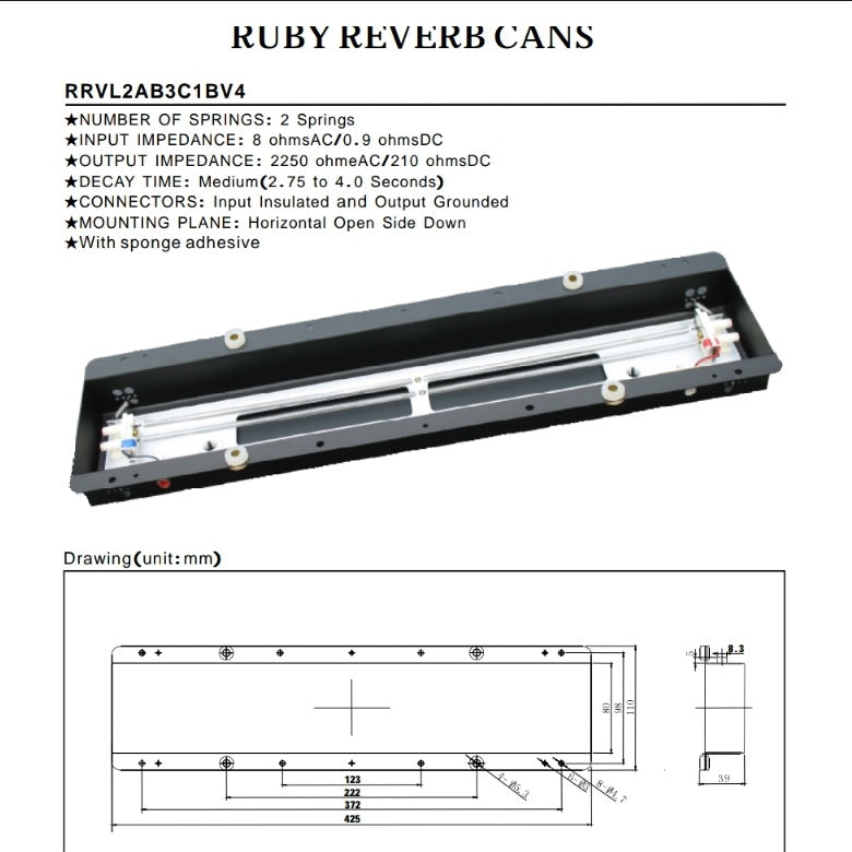 Fender Replacement Tank RRVL2AB3C1B