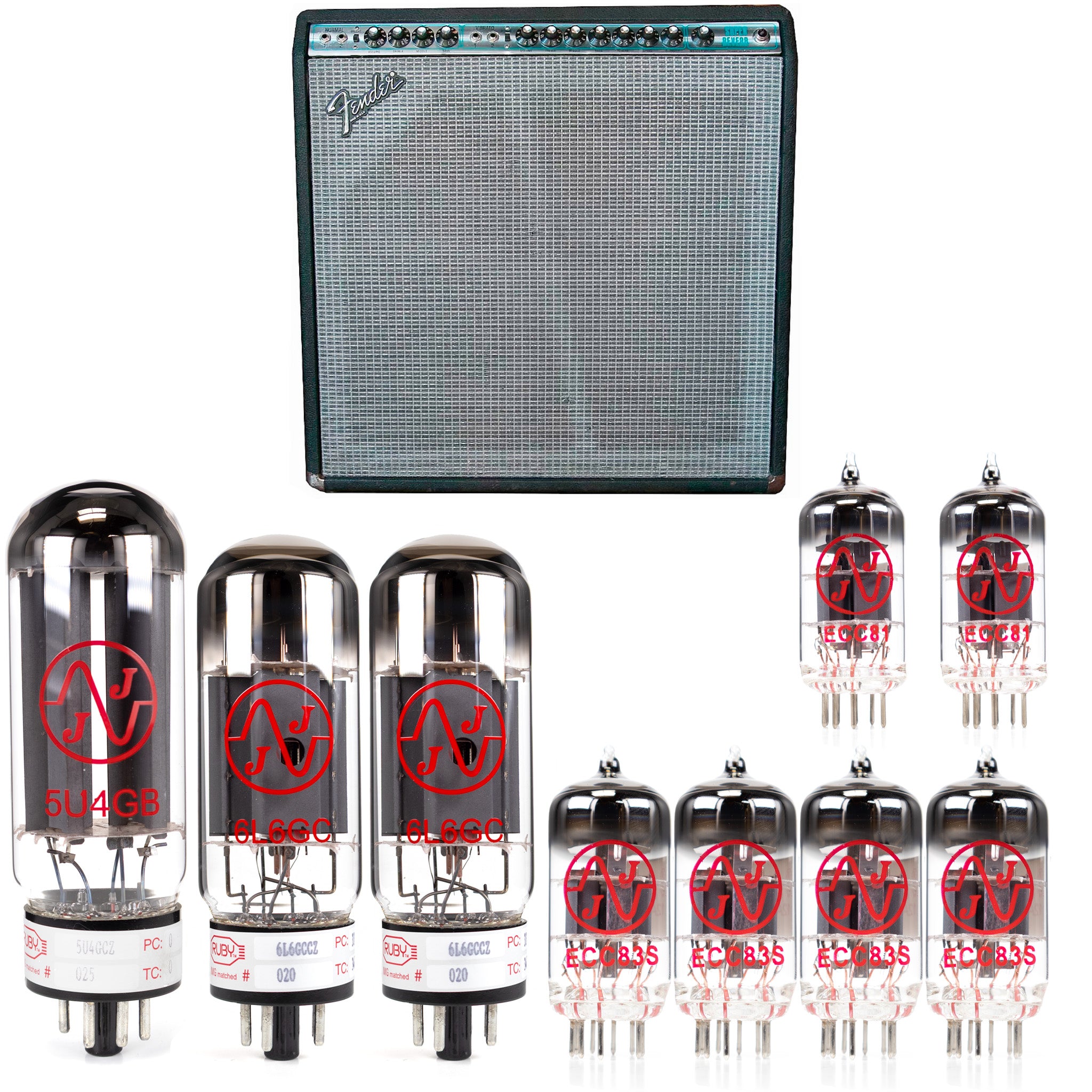 Fender Super Reverb Silverface Tube Kit