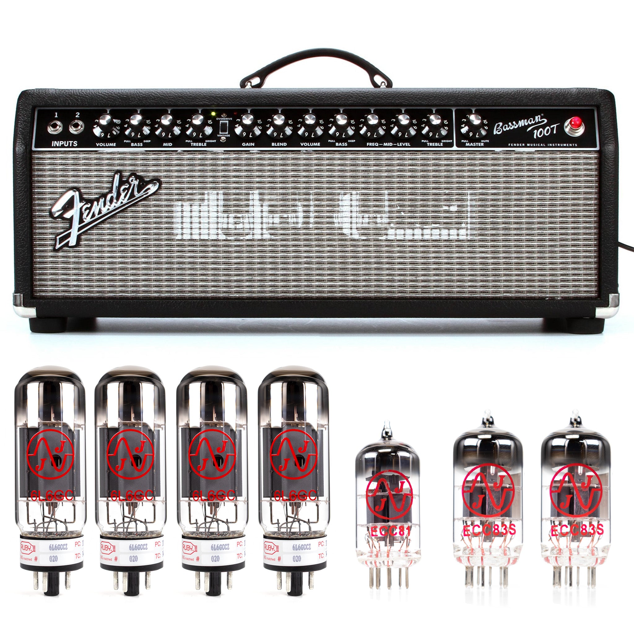 Fender Bassman 100T Tube Kit
