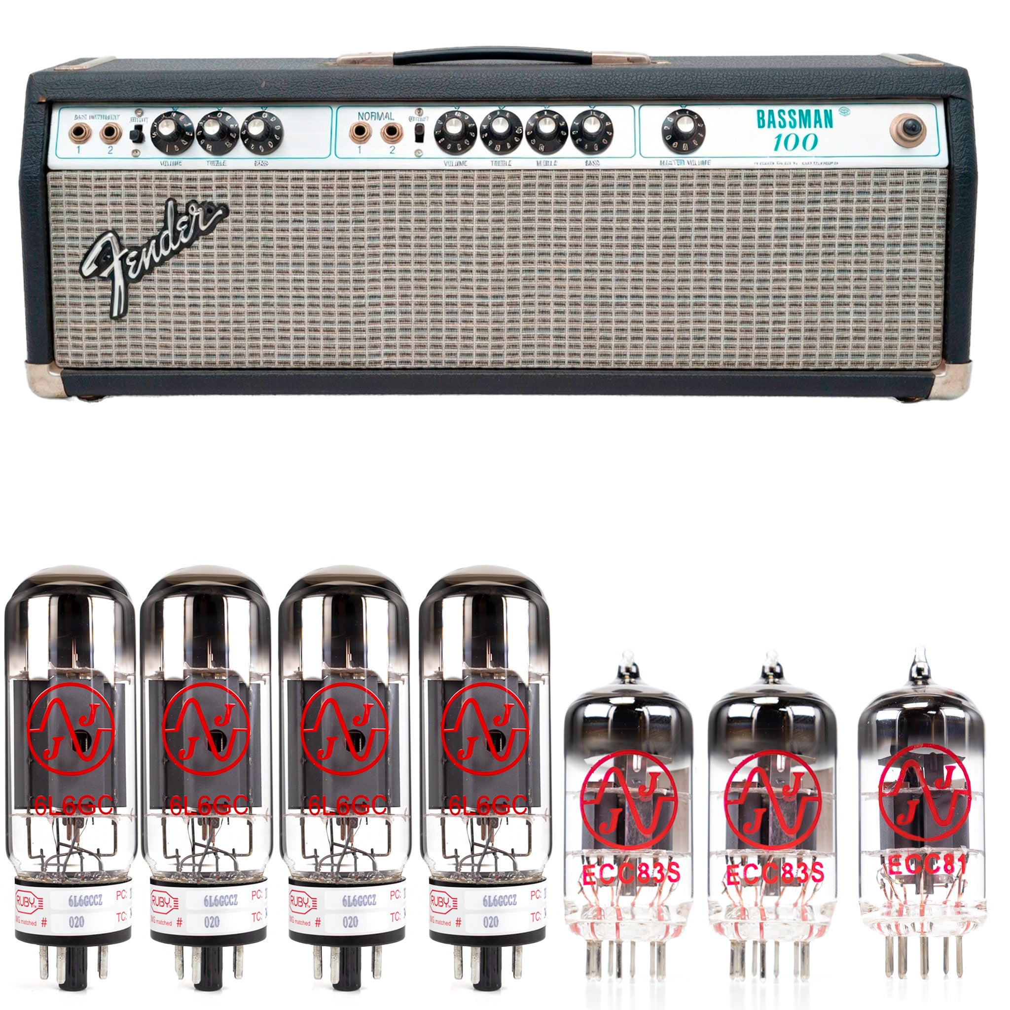 Fender Bassman Vacuum Tube Kit - 100 / 135 Watt
