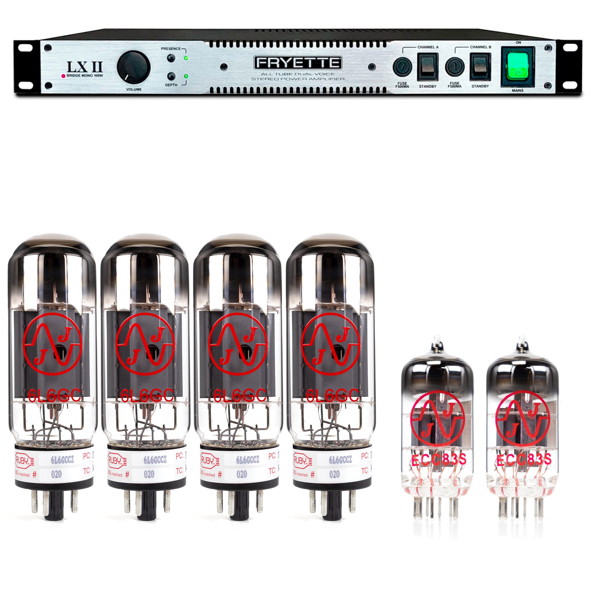 Fryette LX-II Power Amp Tube Kit