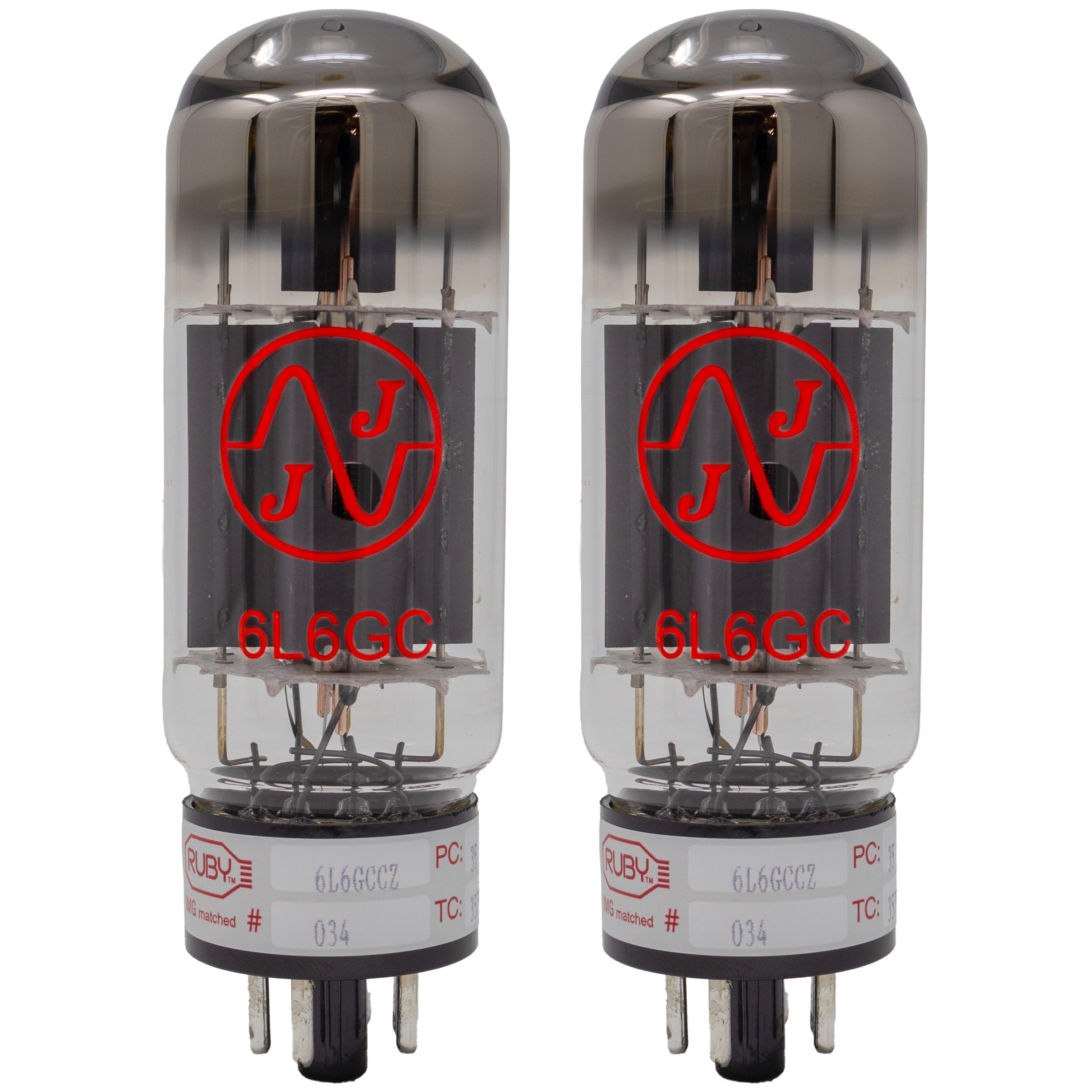JJ 6L6 Matched Power Vacuum Tubes