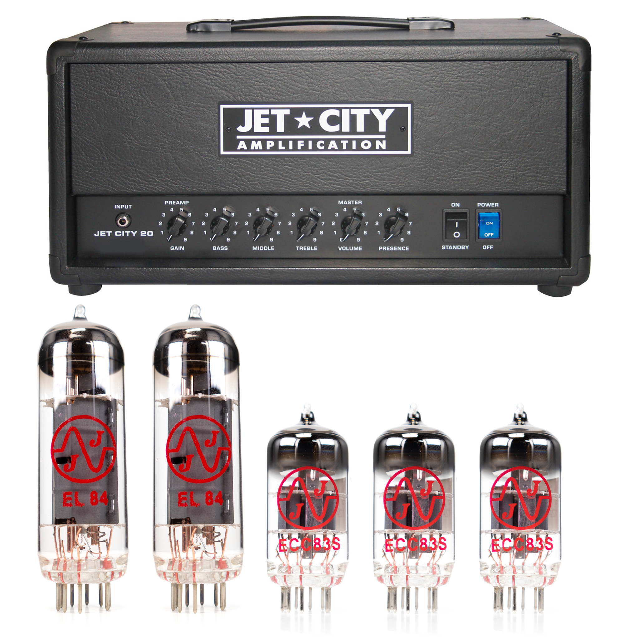 Jet City 20H and 20HV Tube Kit with JJ Tubes - High Quality Replacement Kit