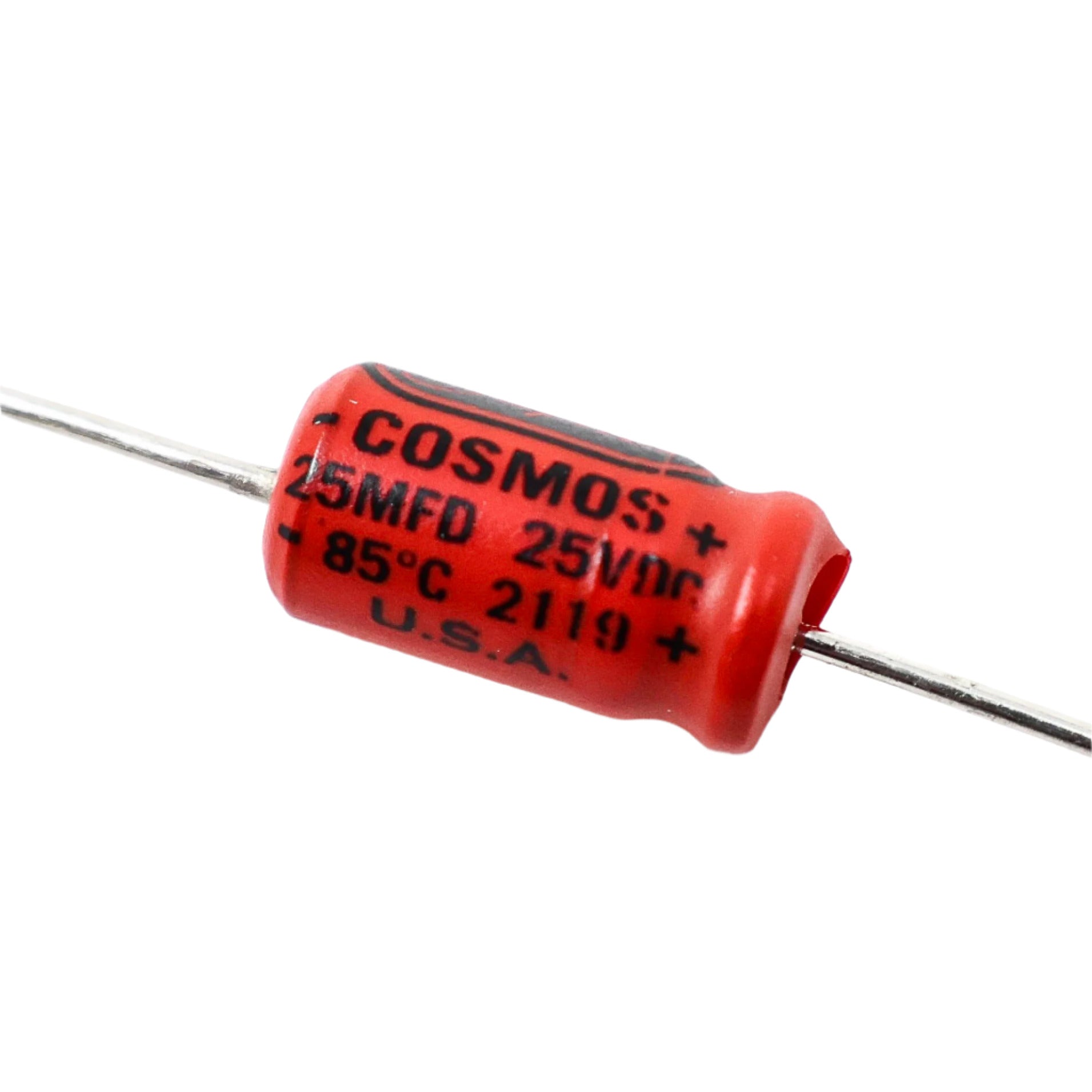 Jupiter 25UF-25VDC Cosmos Wet Electrolytic Capacitor