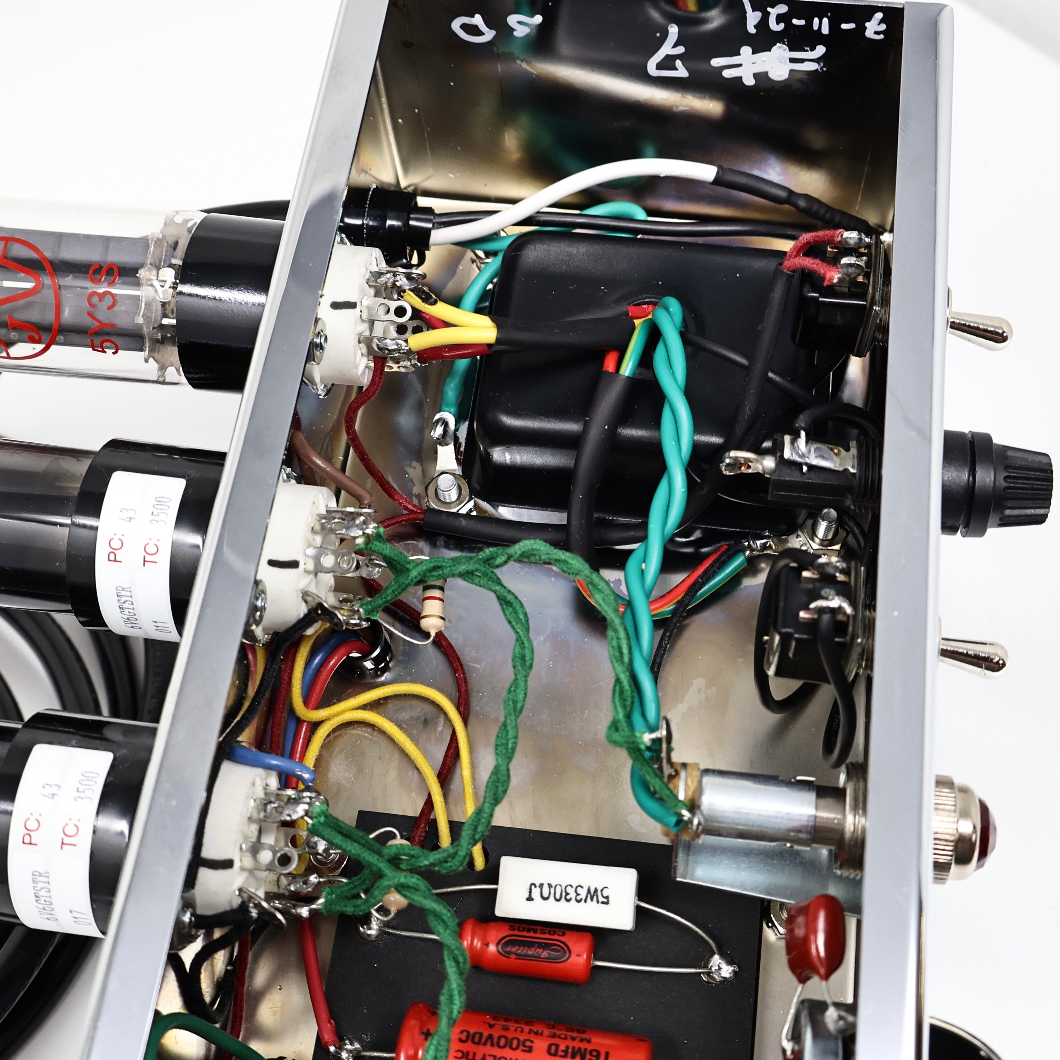 RUBY 5E3 Style Amplifier chassis with jupiter caps