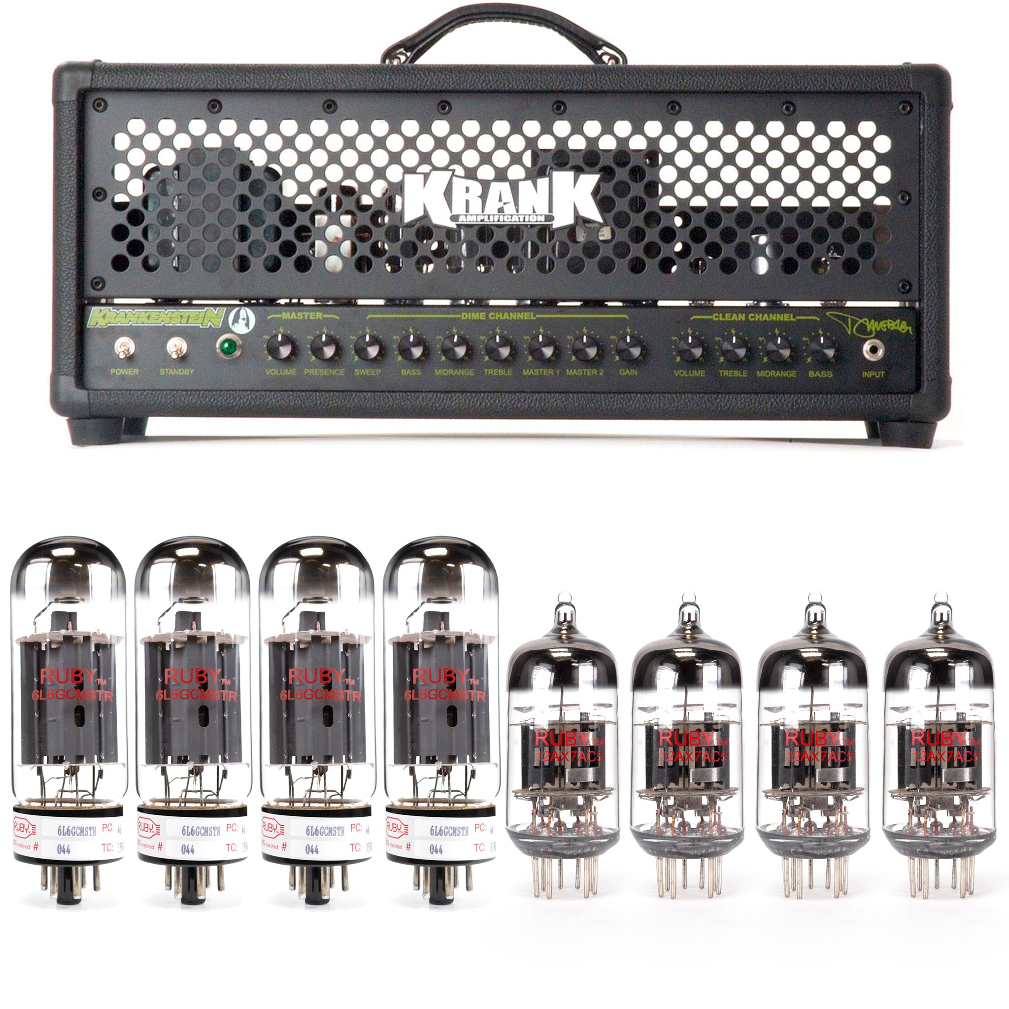 Krank Krankenstein 100 Tube Kit with RUBY Tubes - High Quality Replacement Kit