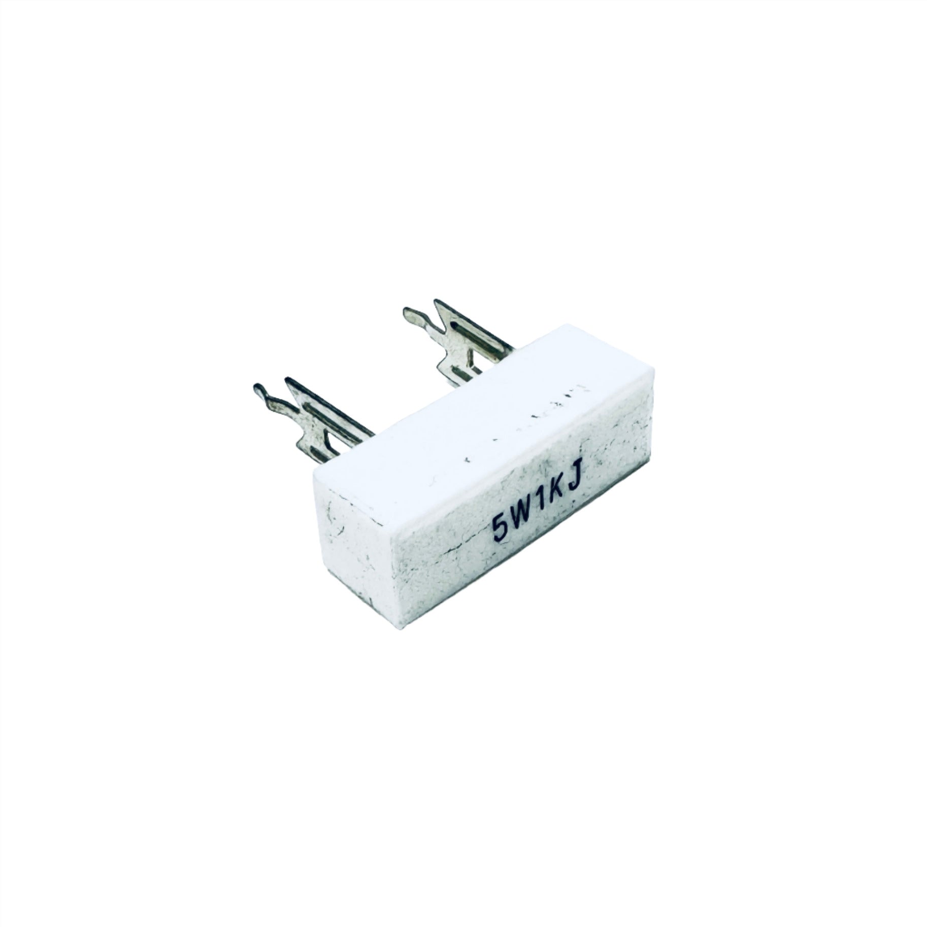 10x 0.1 Ohm 5 Watt Axial Ceramic Cement Power Resistors - 0R1J 5W