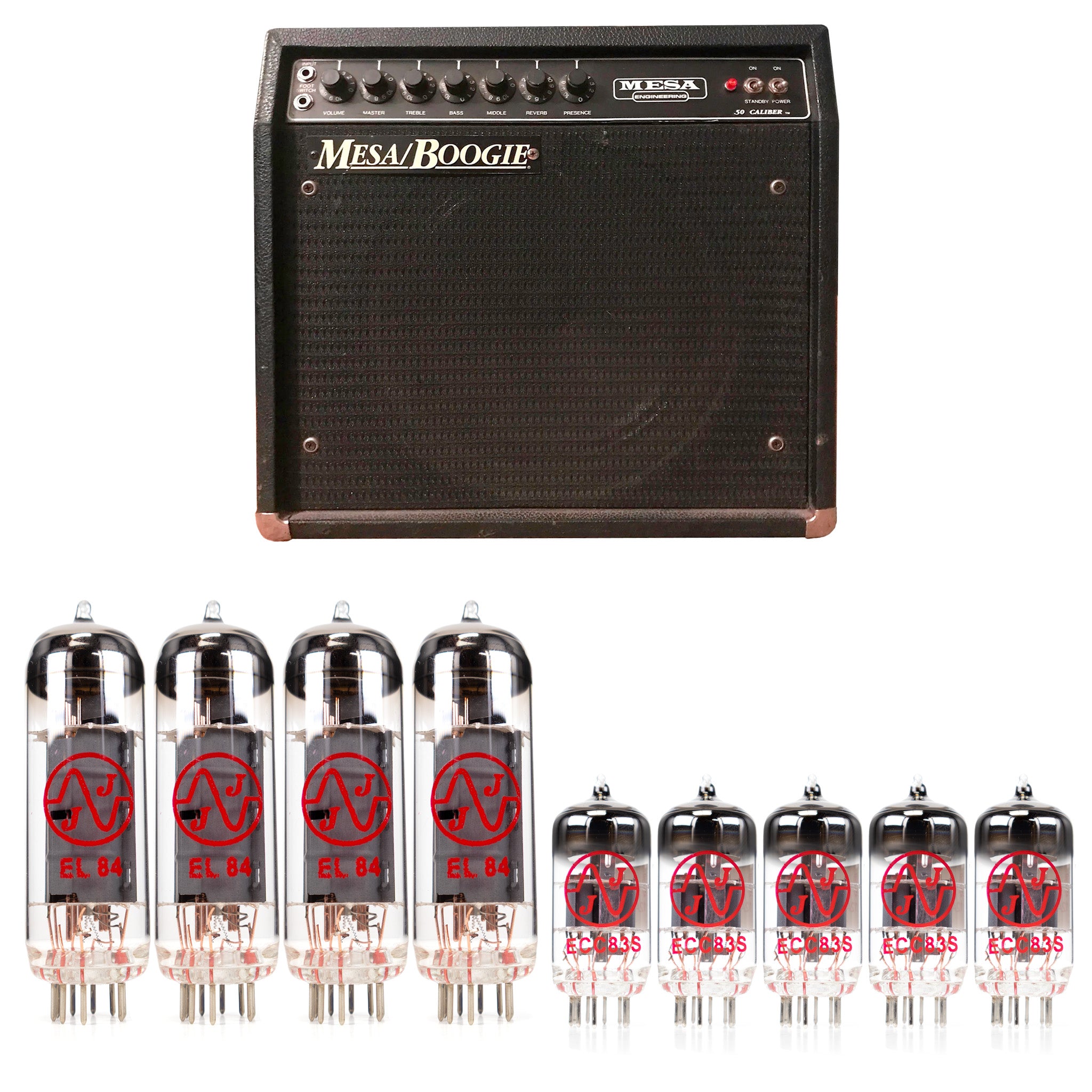 Mesa Boogie 50 Caliber Full Tube Kit with JJ Tubes - High Quality Replacement Kit