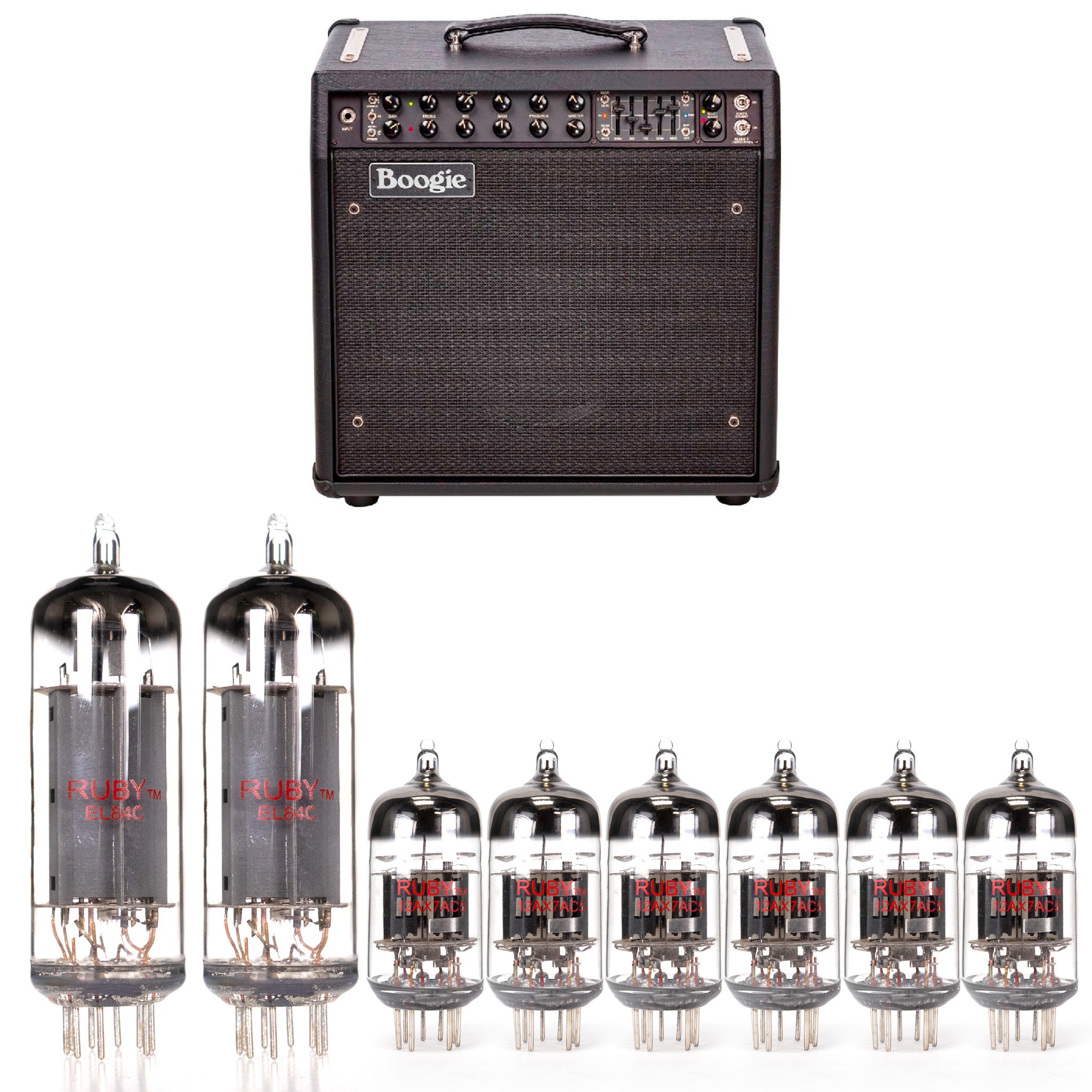 Mesa Boogie DC2 Full Tube Kit with RUBY Tubes - High Quality Replacement Kit