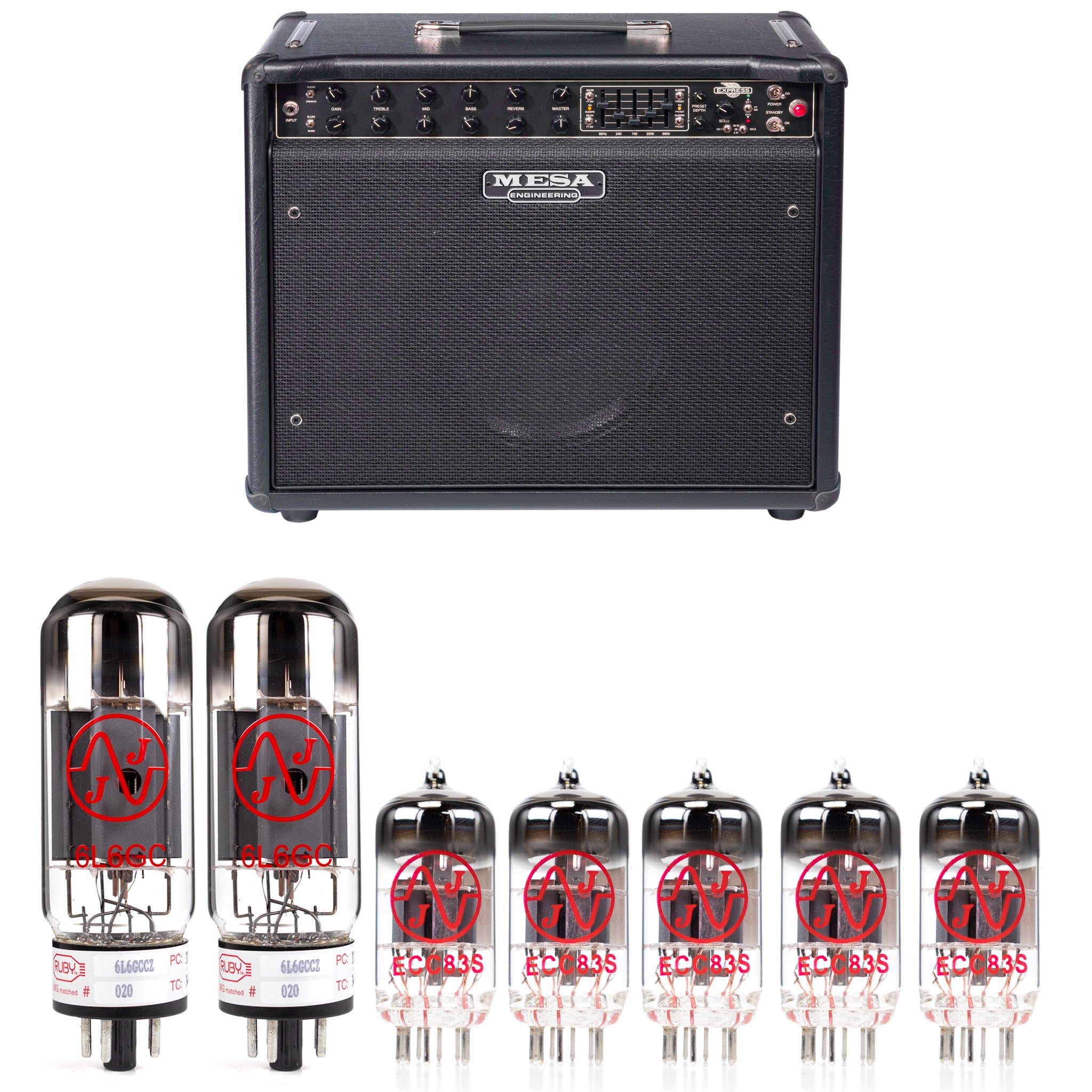 Mesa Boogie Express 5-50 Tube Kit with JJ Tubes - High Quality Replacement Kit