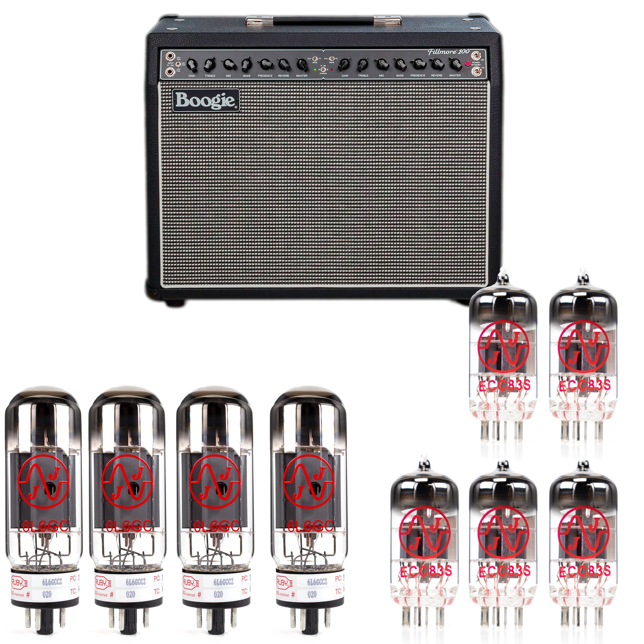 Mesa Boogie Fillmore 100 Tube Kit with JJ Tubes - High Quality Replacement Kit