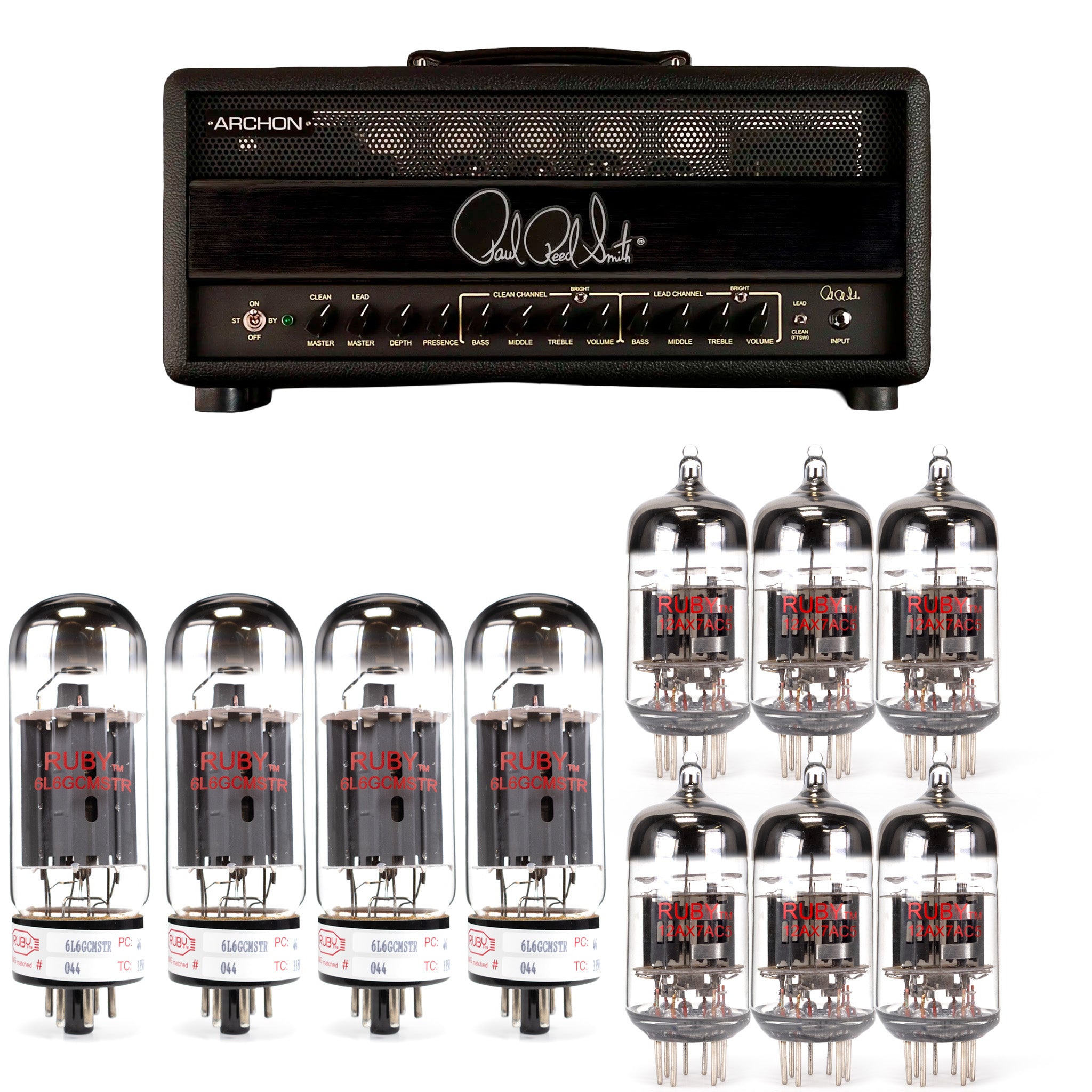 Paul Reed Smith PRS Archon 100 Tube Kit with RUBY Tubes - High Quality Replacement Kit