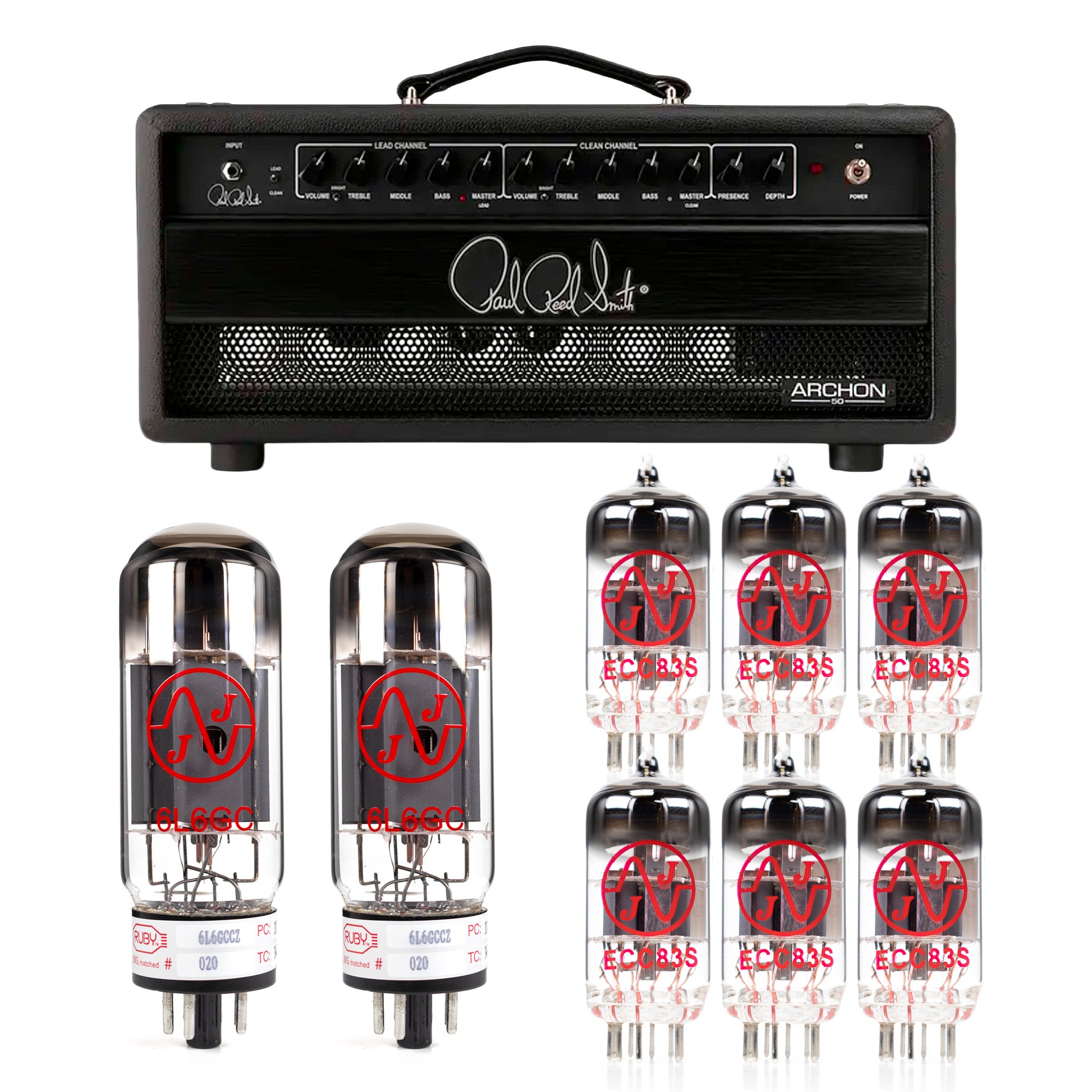 Paul Reed Smith PRS Archon 50 Tube Kit with JJ Tubes - High Quality Replacement Kit