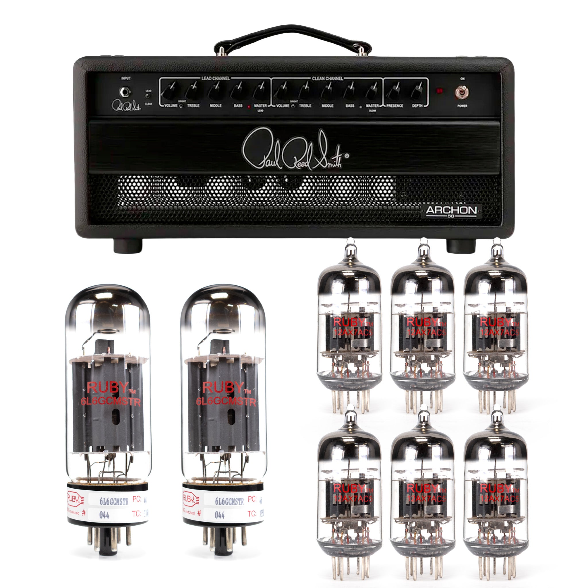 Paul Reed Smith PRS Archon 50 Tube Kit with RUBY Tubes - High Quality Replacement Kit