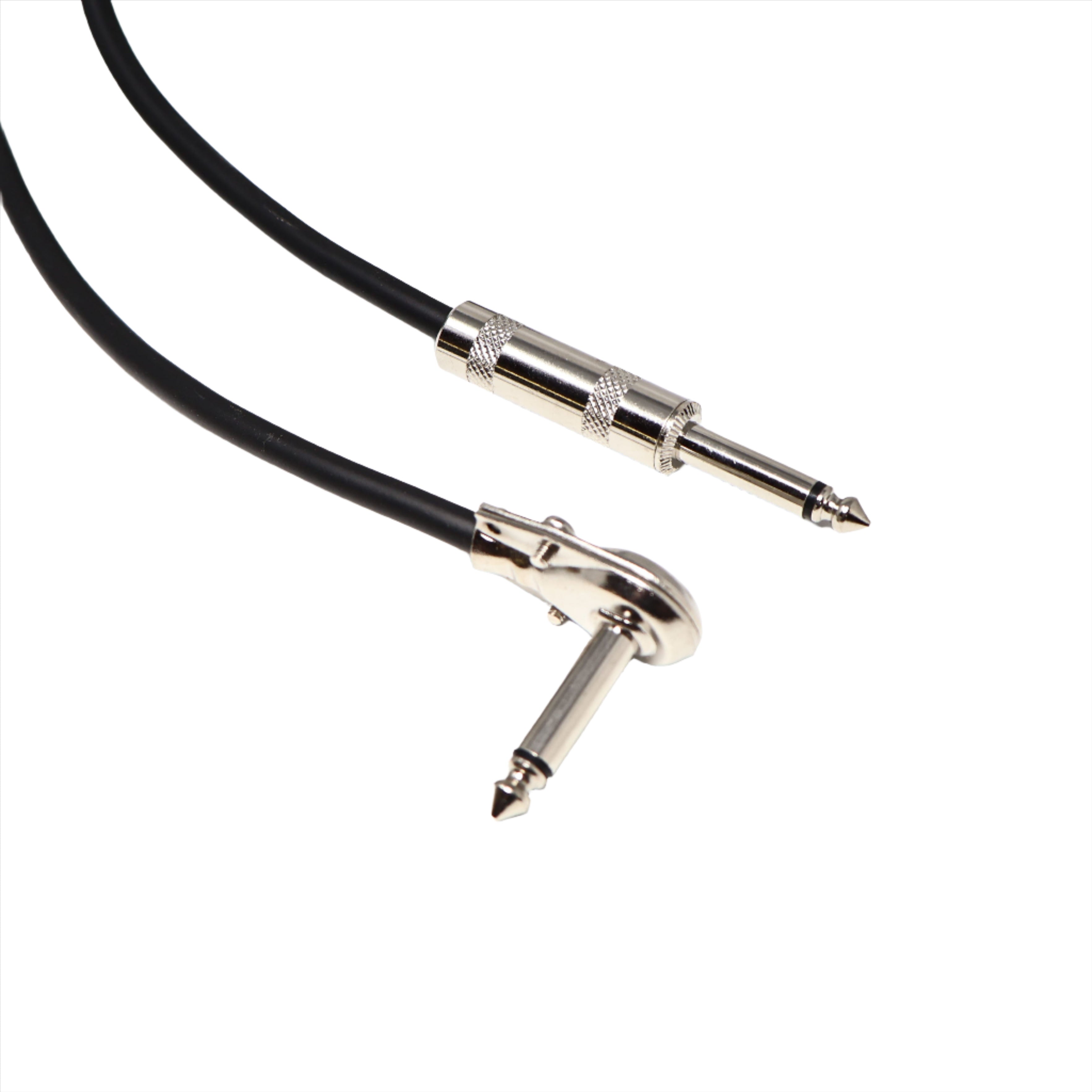 Professional Instrument Cable W/ One Right Angle Connector - 20ft