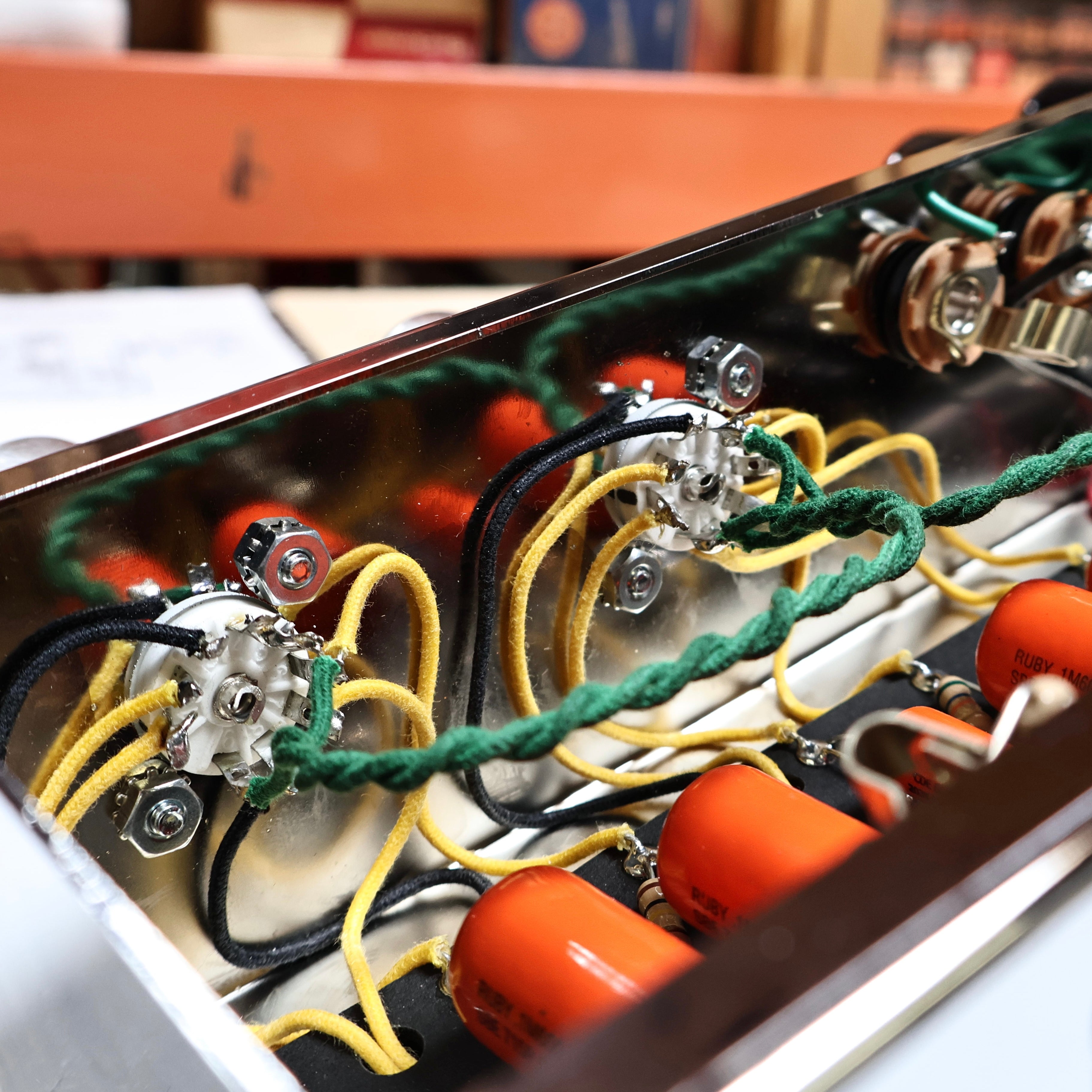 RUBY Tweed Deluxe 5E3 Completed Chassis - Orange Caps