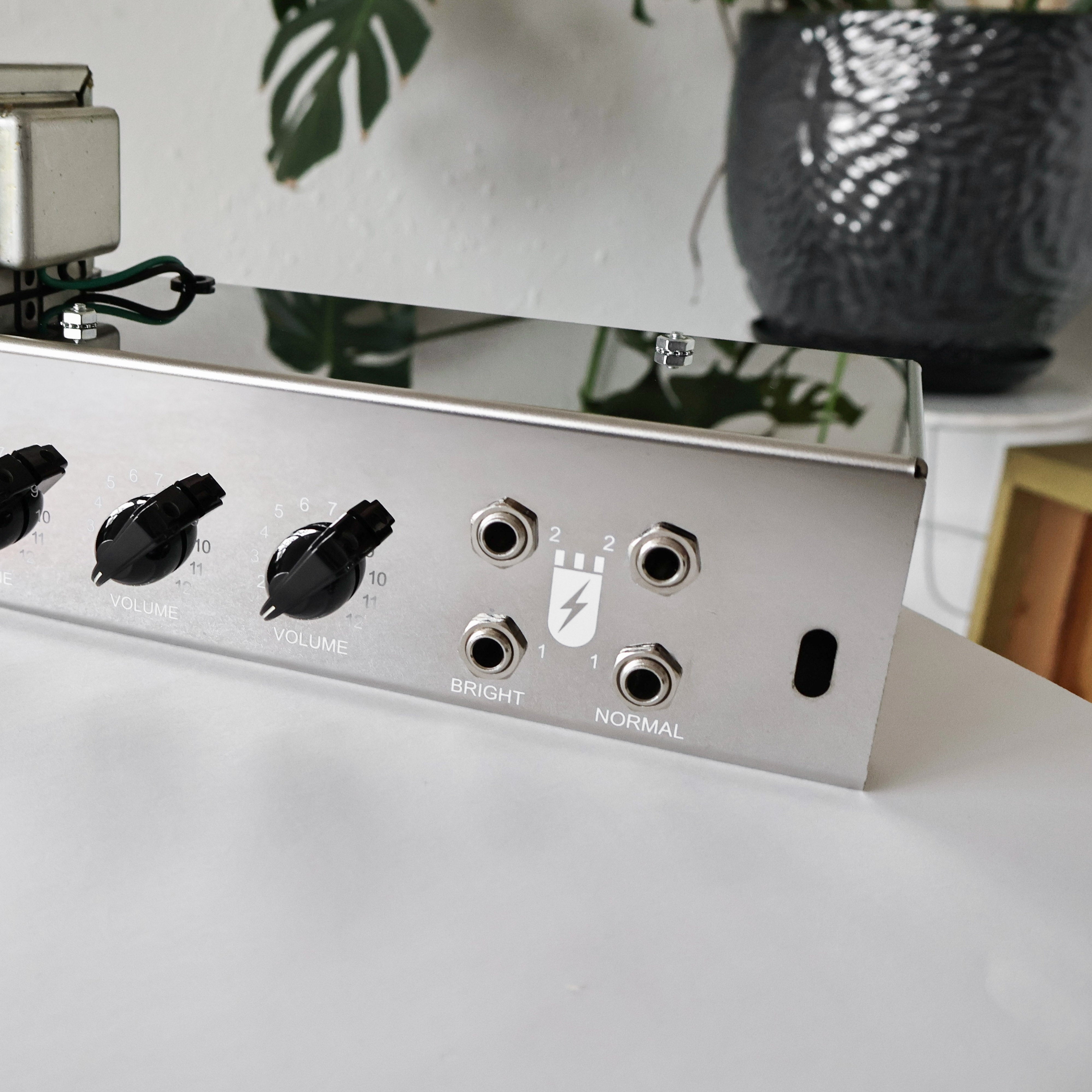 Ruby 5E3 Style Guitar Chassis - White Print