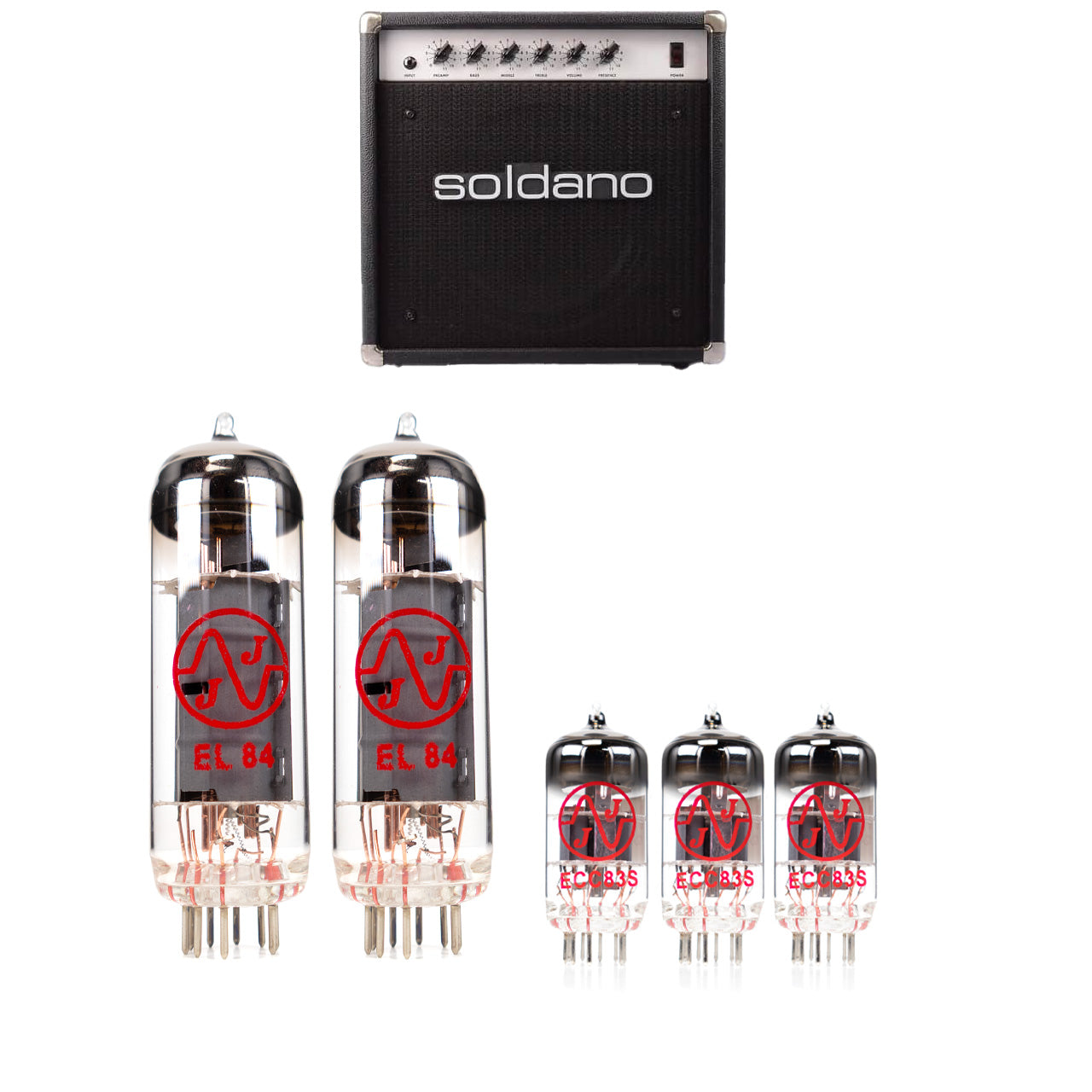 Soldano Atomic 16 Tube Kit with JJ Tubes - High Quality Replacement Kit