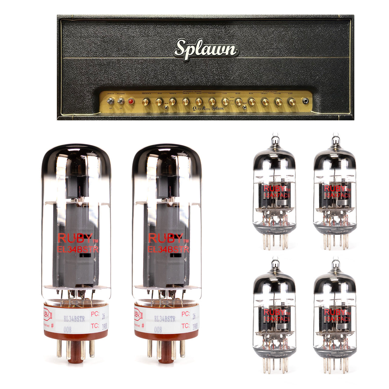 Splawn Quick Rod EL34 50 Watt Tube Kit