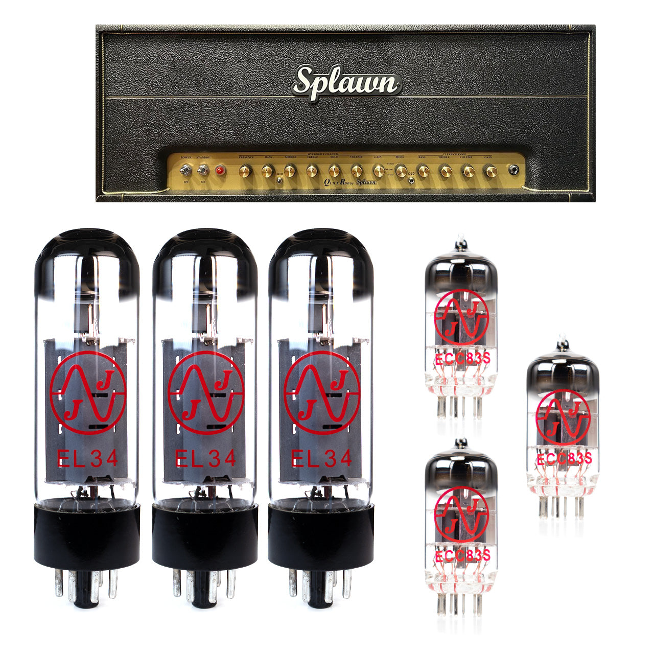 Splawn Quick Rod EL34 100 Tube Kit