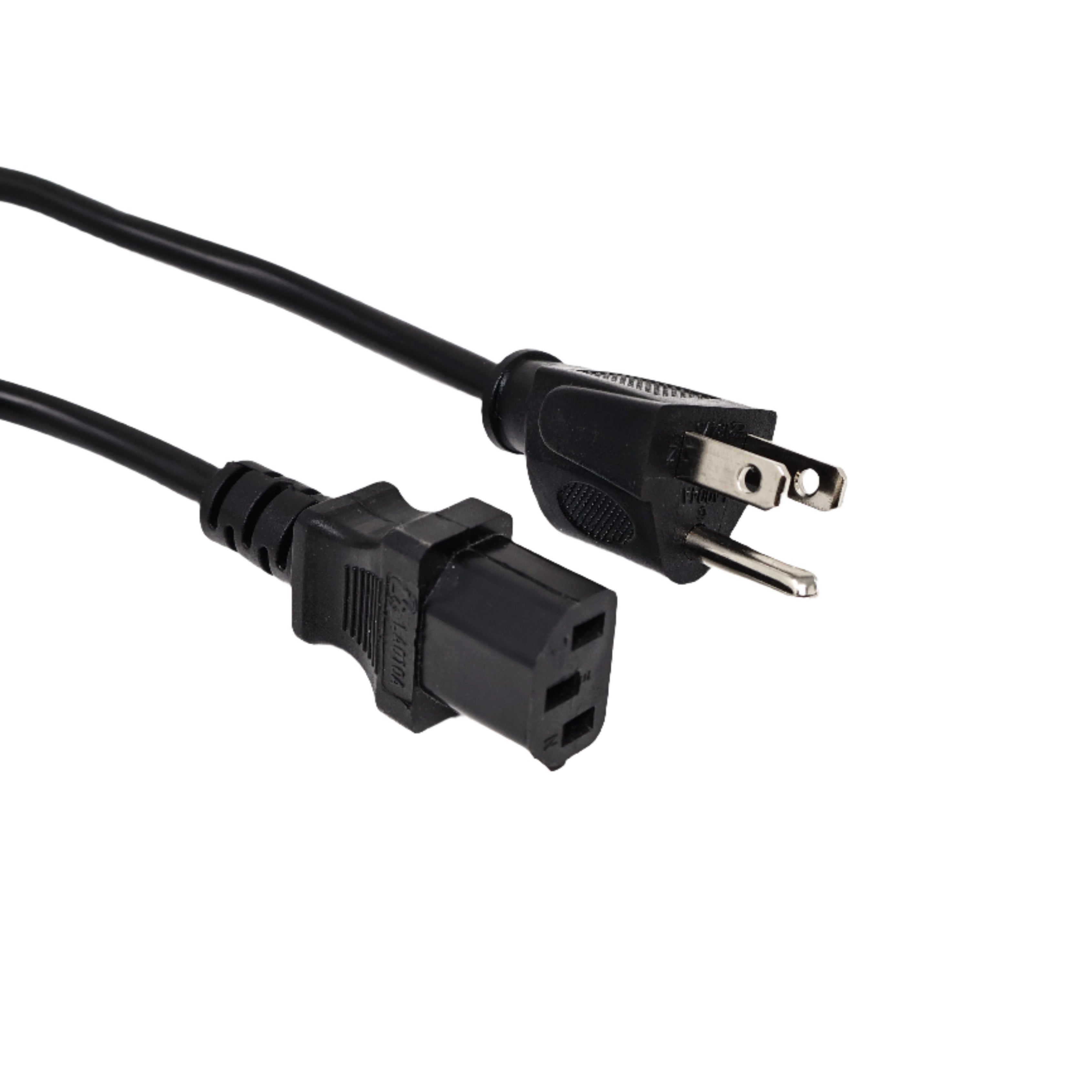 Standard Power Cord 3 Prong - 10 Feet