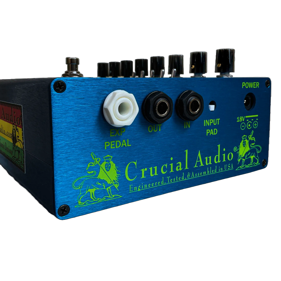 Crucial Audio Wah Velope, vaccum tube, wah, envelope filter, pedal, ruby tubes,