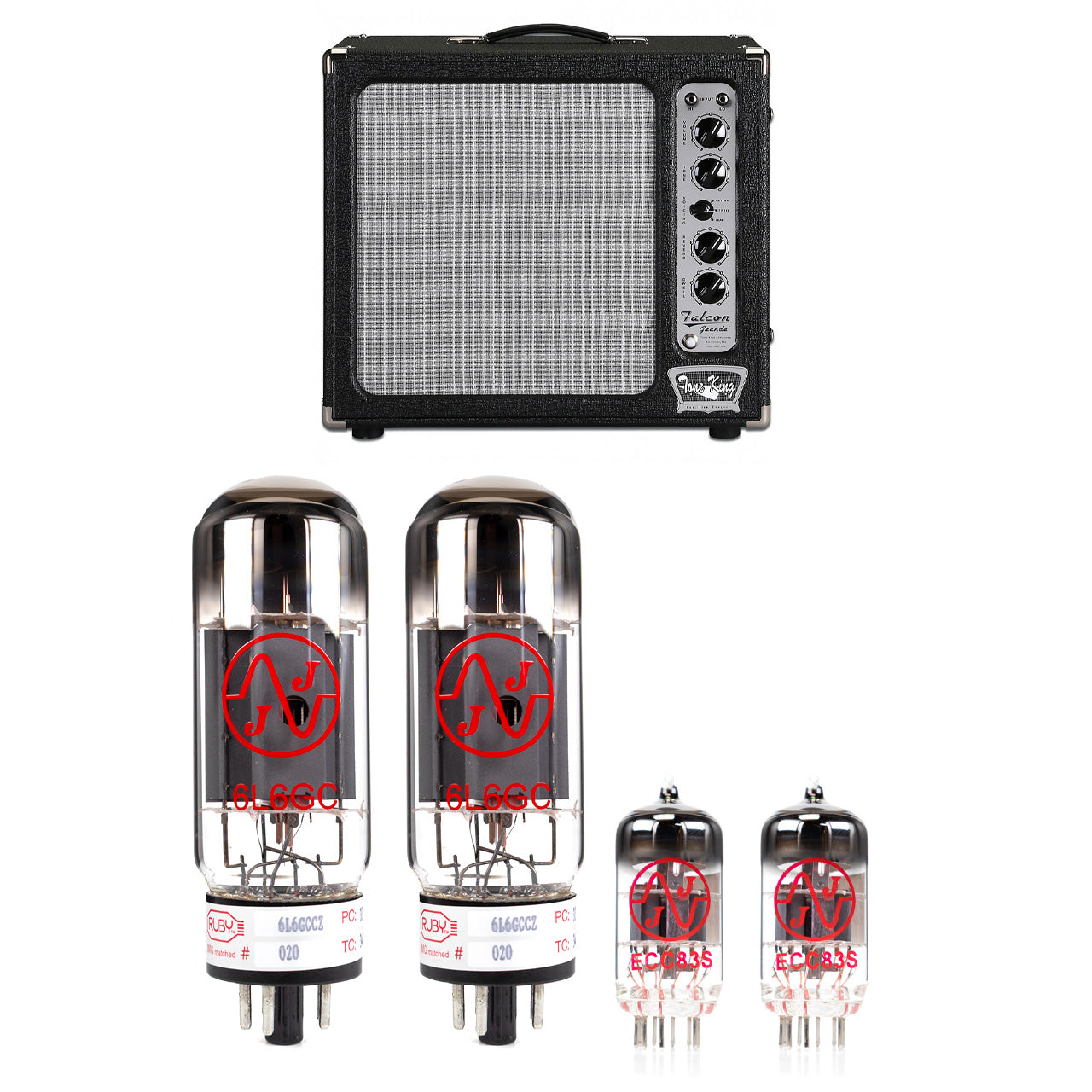 Tone King Falcon Grande Tube Kit with JJ Tubes - High Quality Replacement Kit